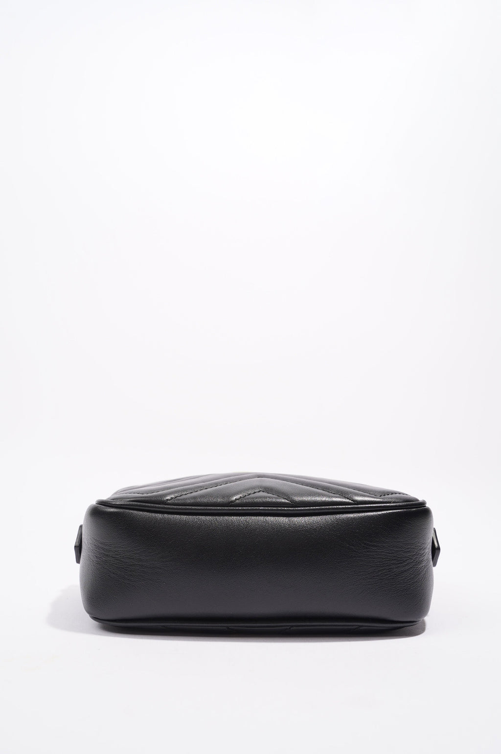 Gucci Womens Marmont Zip Black Leather Mini