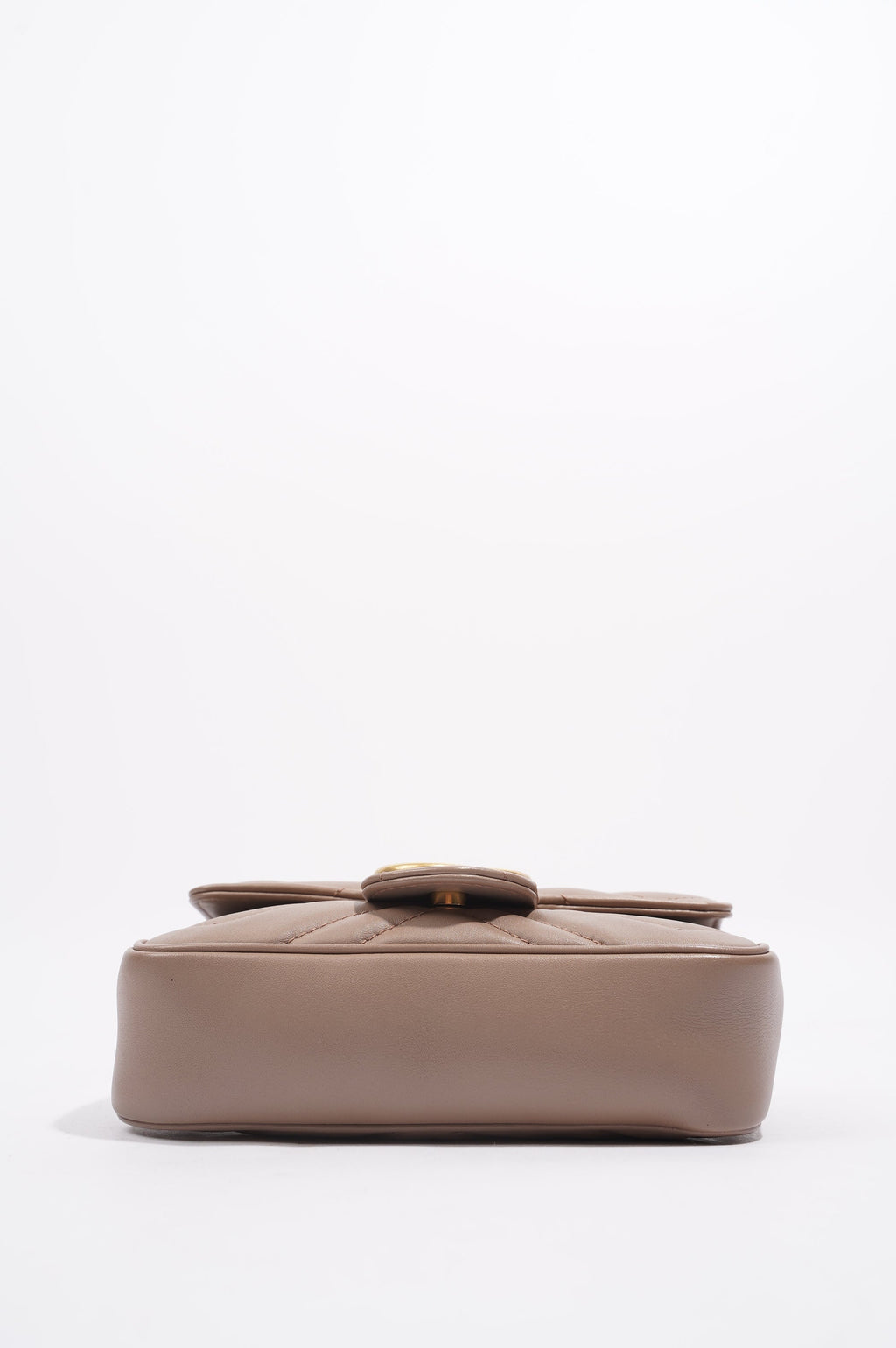 Gucci Womens GG Marmont Matelasse Pink Leather Super Mini