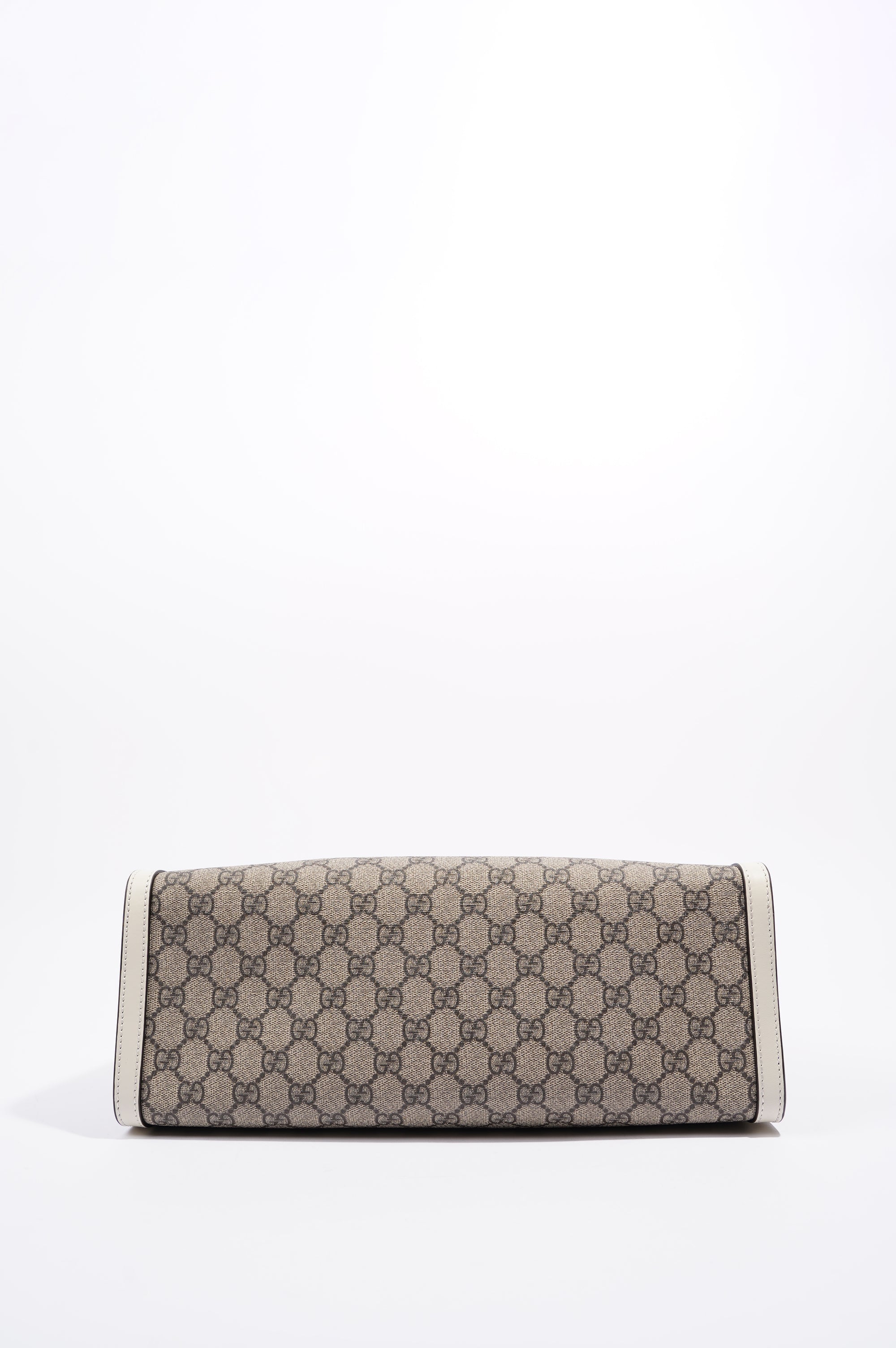 Gucci Womens Padlock Bag Supreme Cream Medium