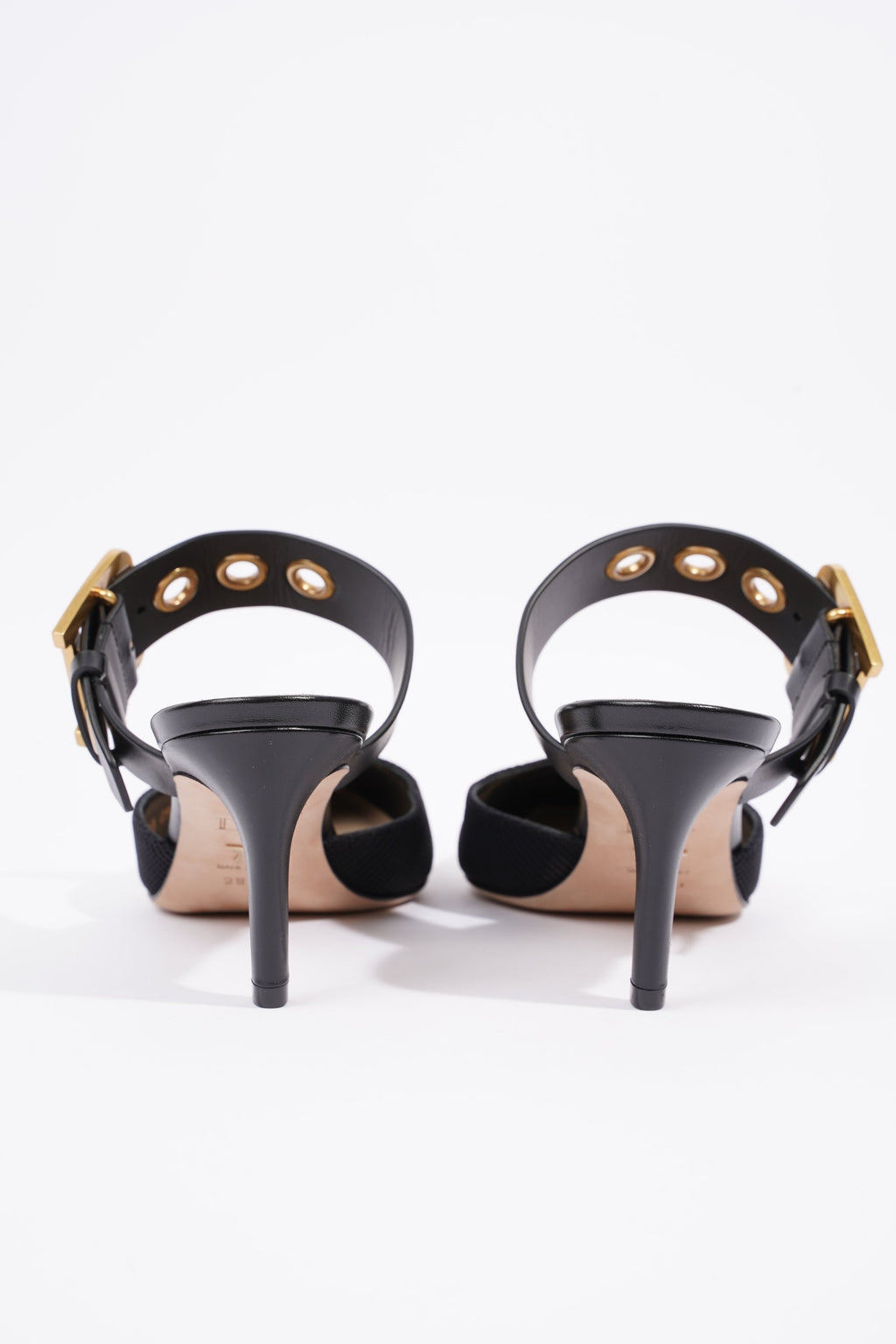 Christian Dior Womens D-Dior Pump 65 Black / Gold EU 38 / UK 5