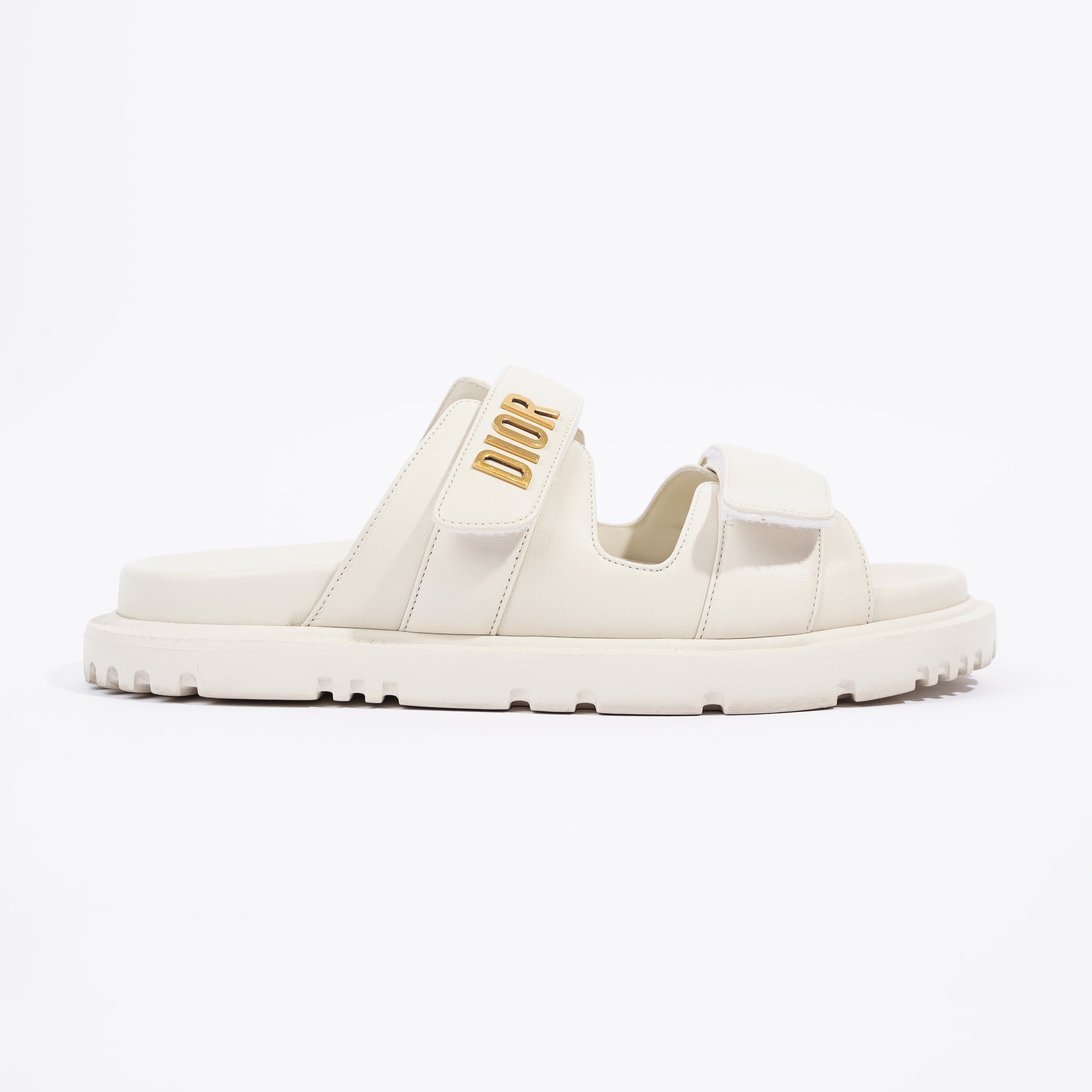 Christian Dior Womens Dioract Off White EU 37.5 / UK 4.5