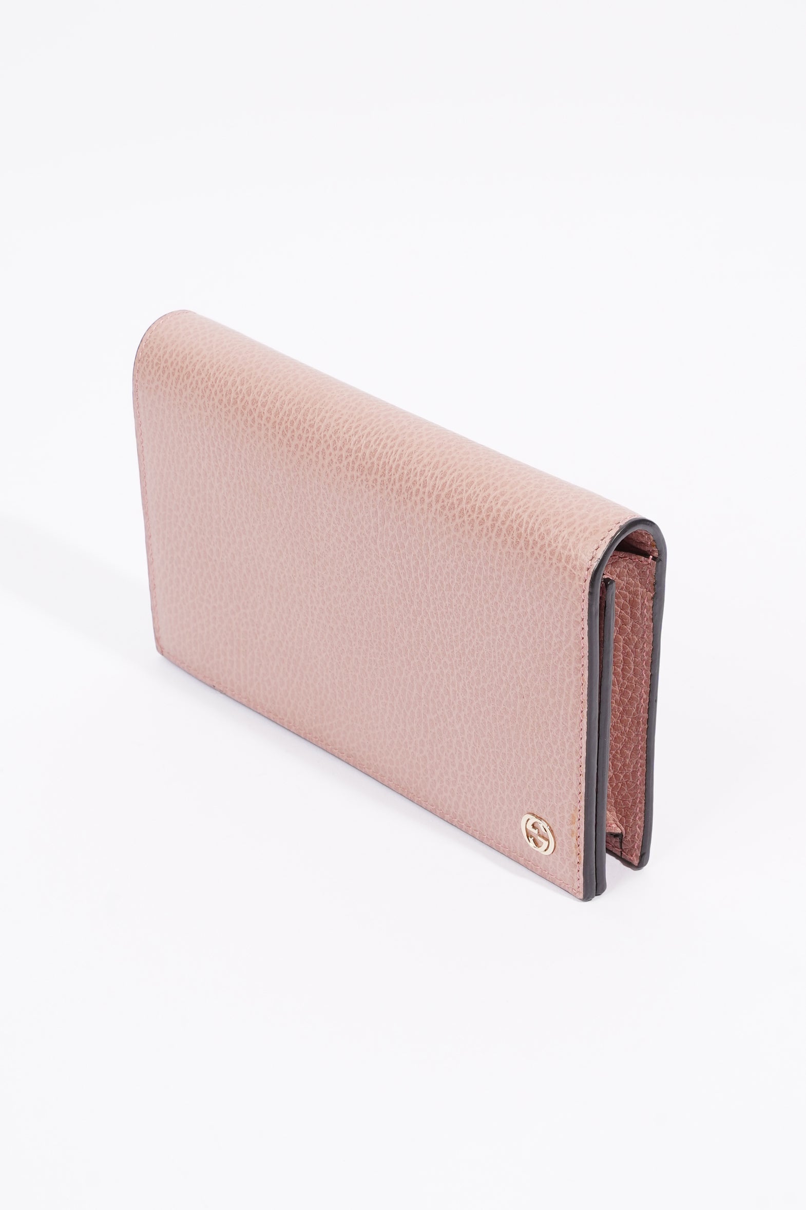 Gucci Womens Wallet on Chain Pink Leather