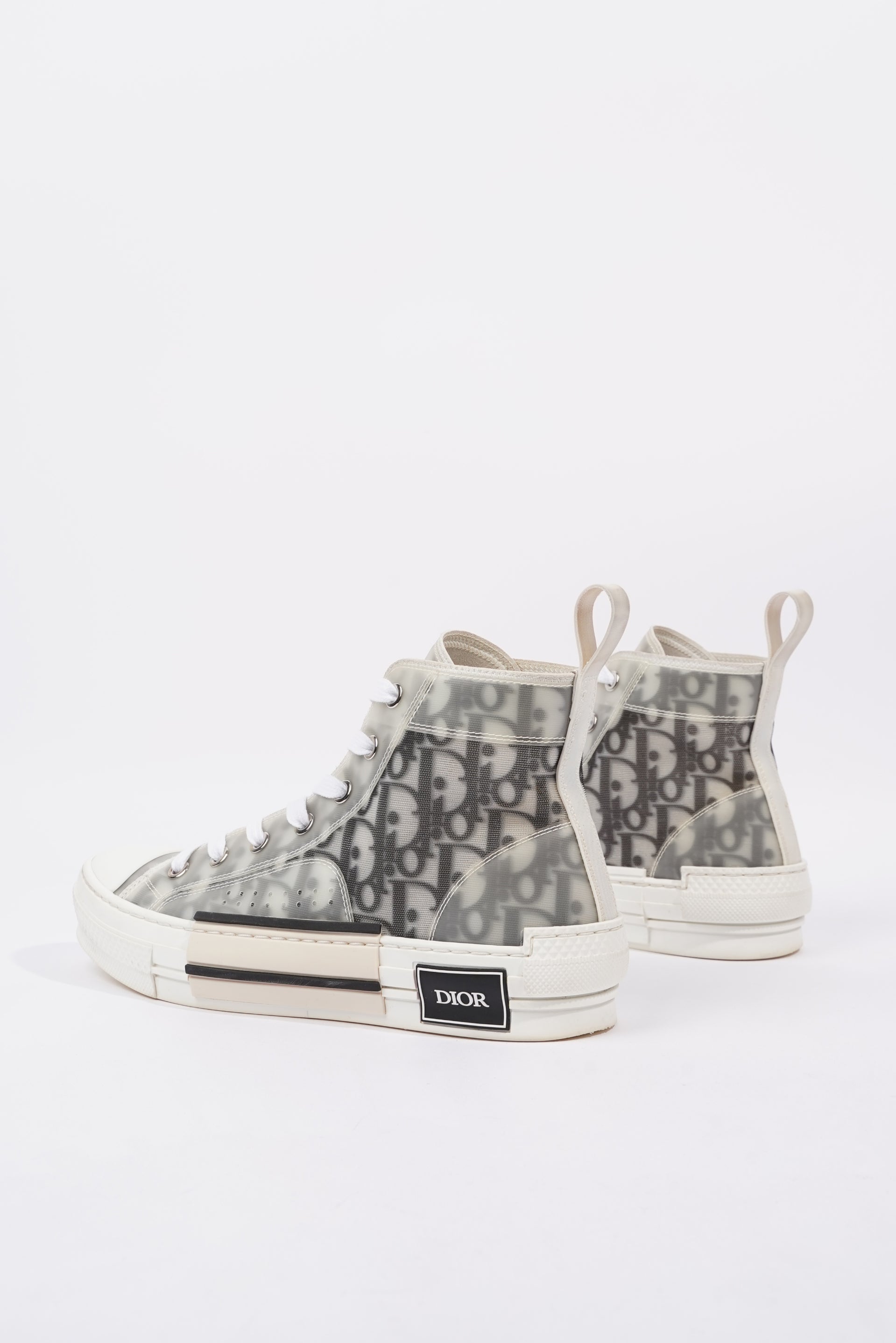 Christian Dior Womens B23 Grey Oblique EU 37.5 / UK 4.5