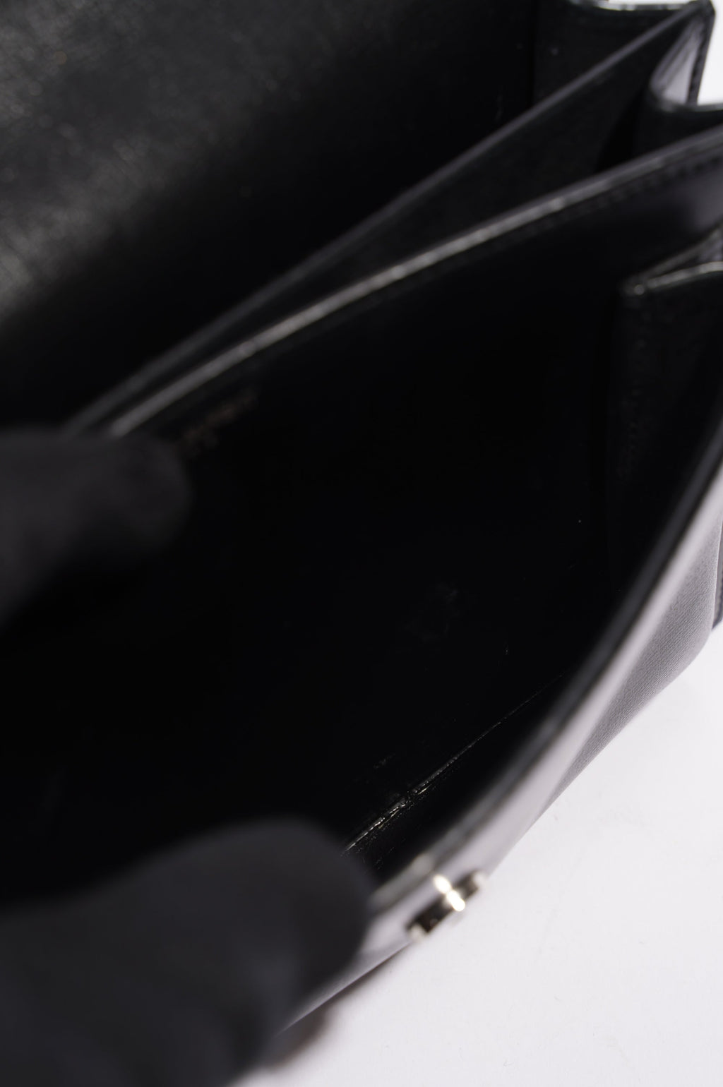 Saint Laurent Womens Sunset Chain Bag Black / Silver Medium