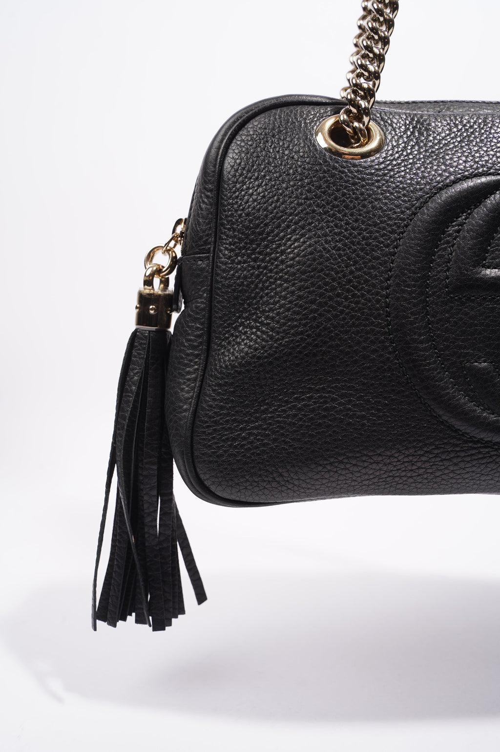 Gucci Soho Chain Bag Black Leather Medium