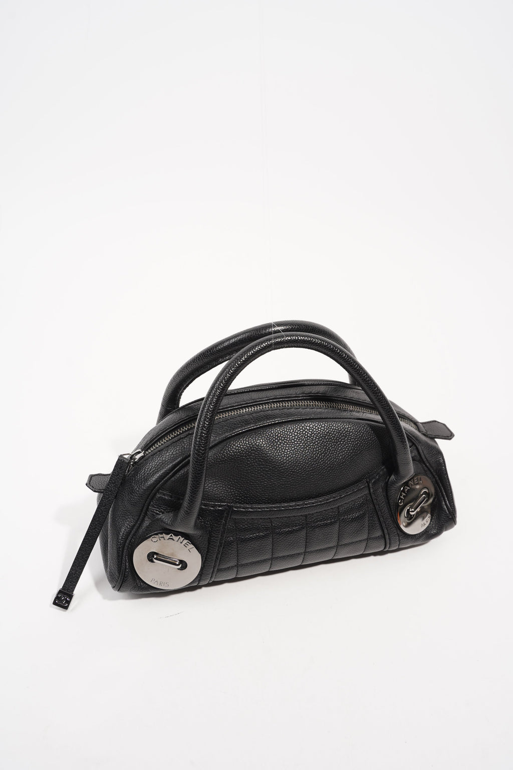 Chanel Womens Vintage Bowling Bag Mini