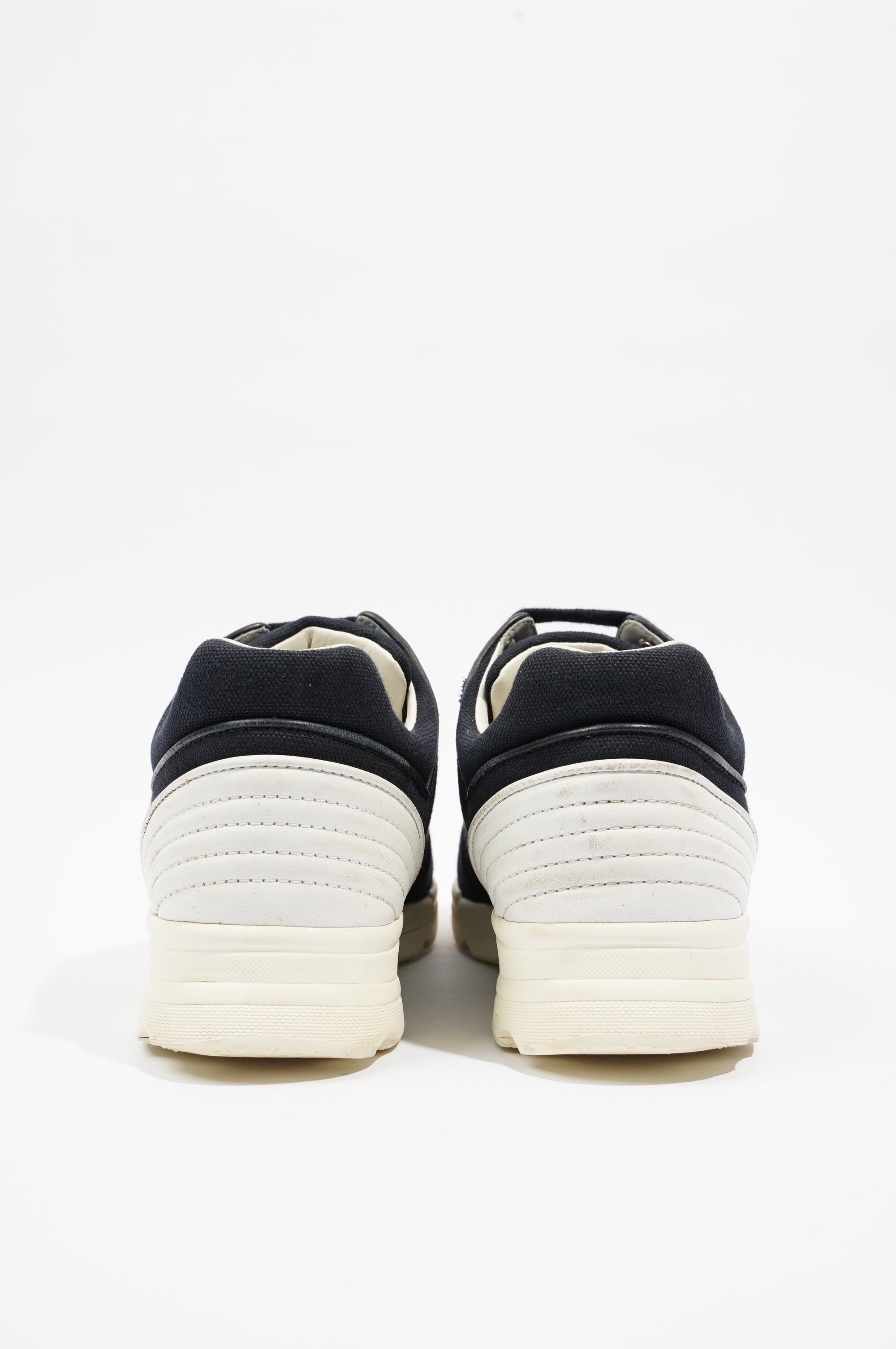 Chanel Womens Tennis Trainer Black / White EU 37 / UK 4