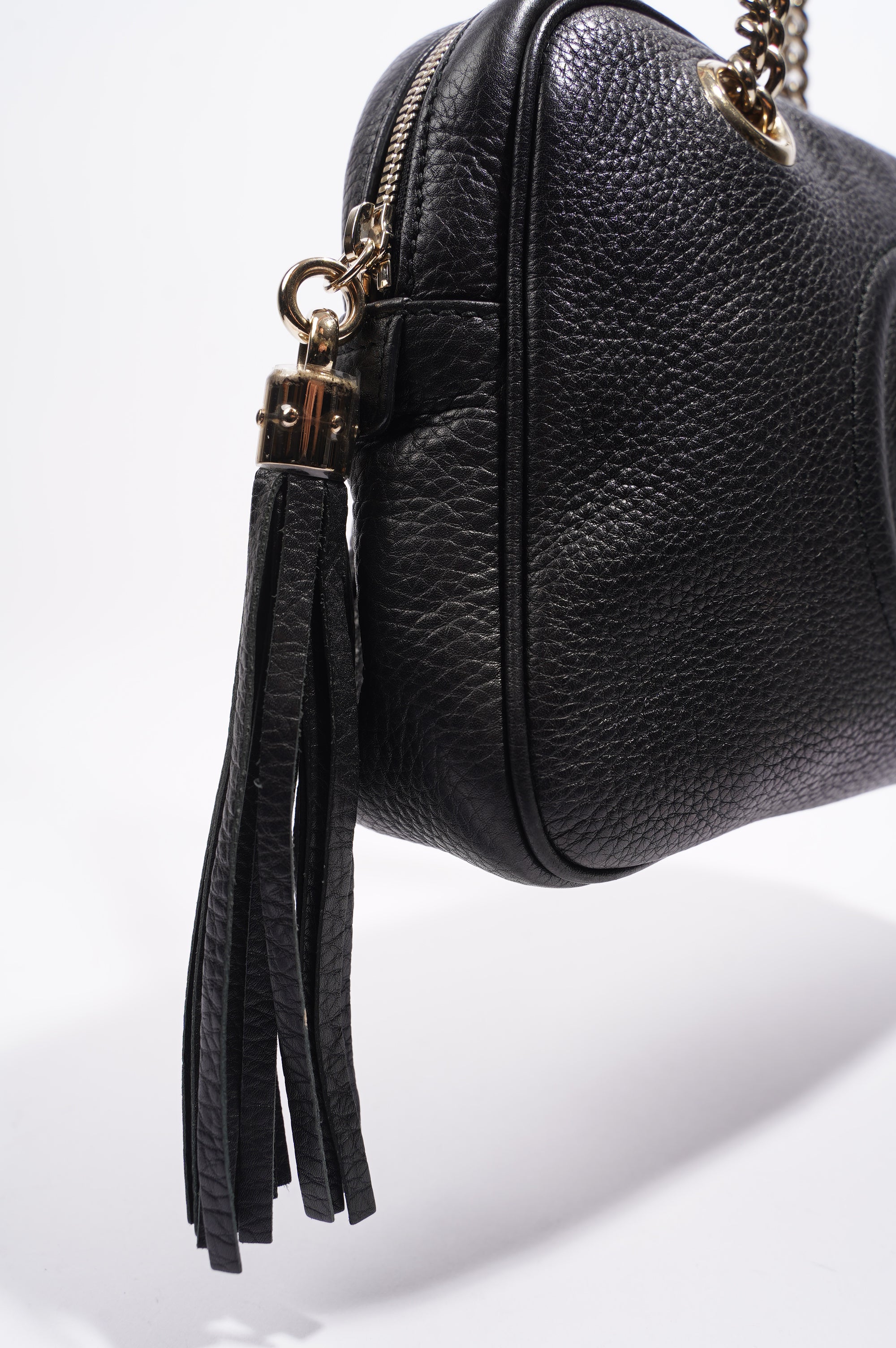 Gucci Soho Chain Bag Black Leather Medium
