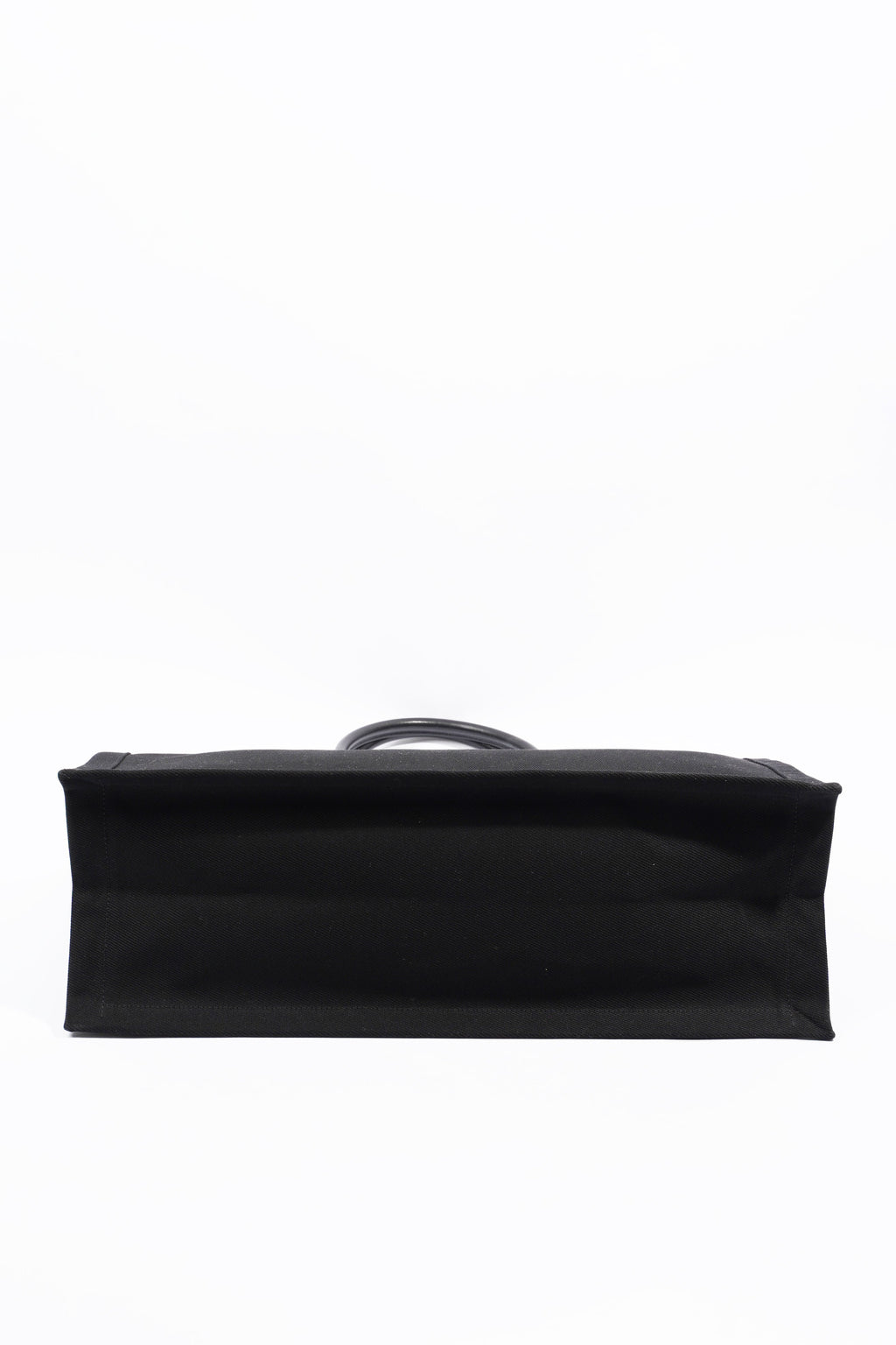 Saint Laurent Rive Gauche Tote Black Canvas Large