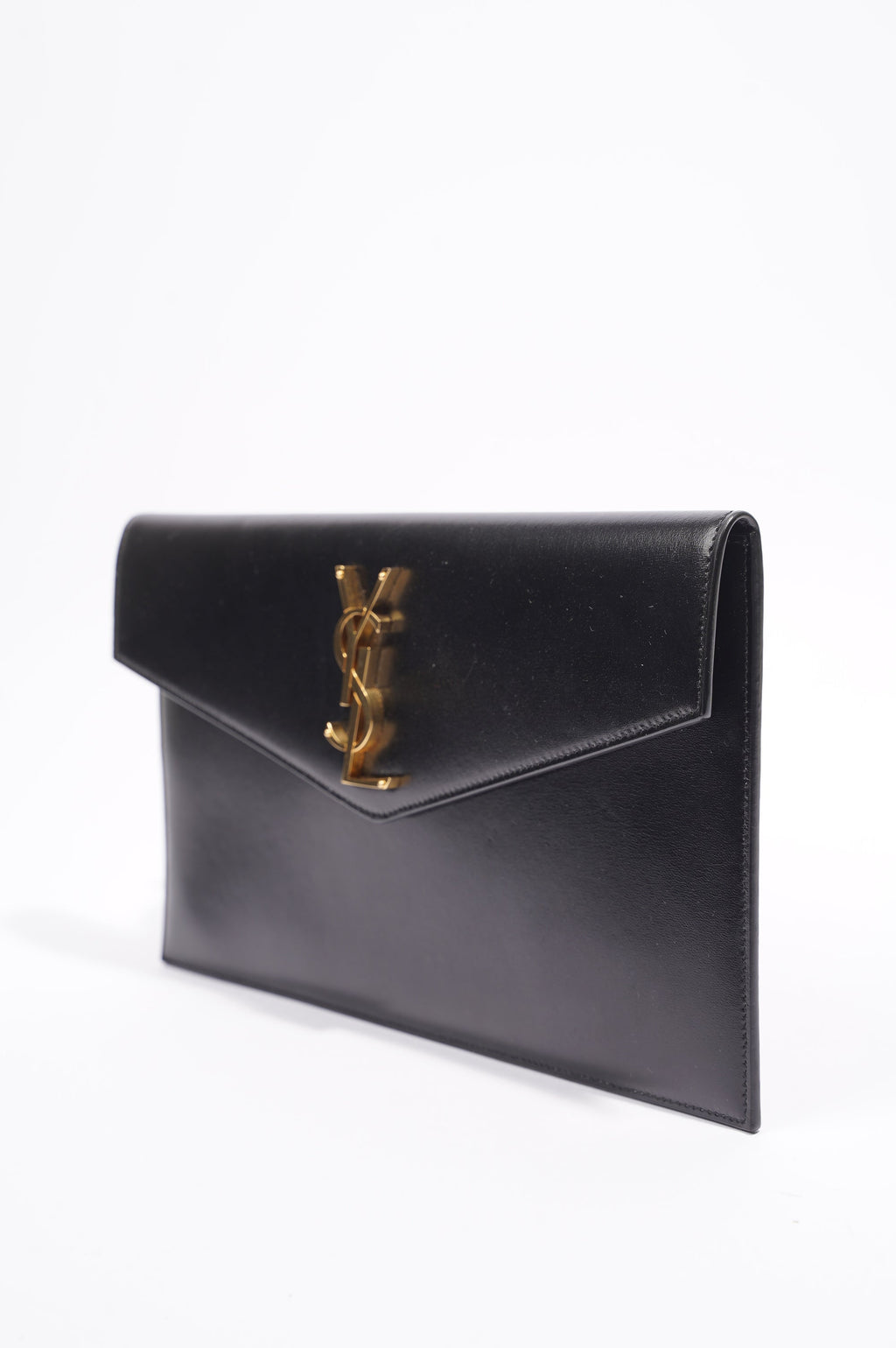 Saint Laurent Uptown Pouch Black Leather
