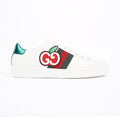 Gucci Womens Foral Ace GG Apple White EU 34.5 / UK 1.5