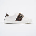 Fendi FF Band Tennis Sneaker White Zucca EU 36 / UK 3