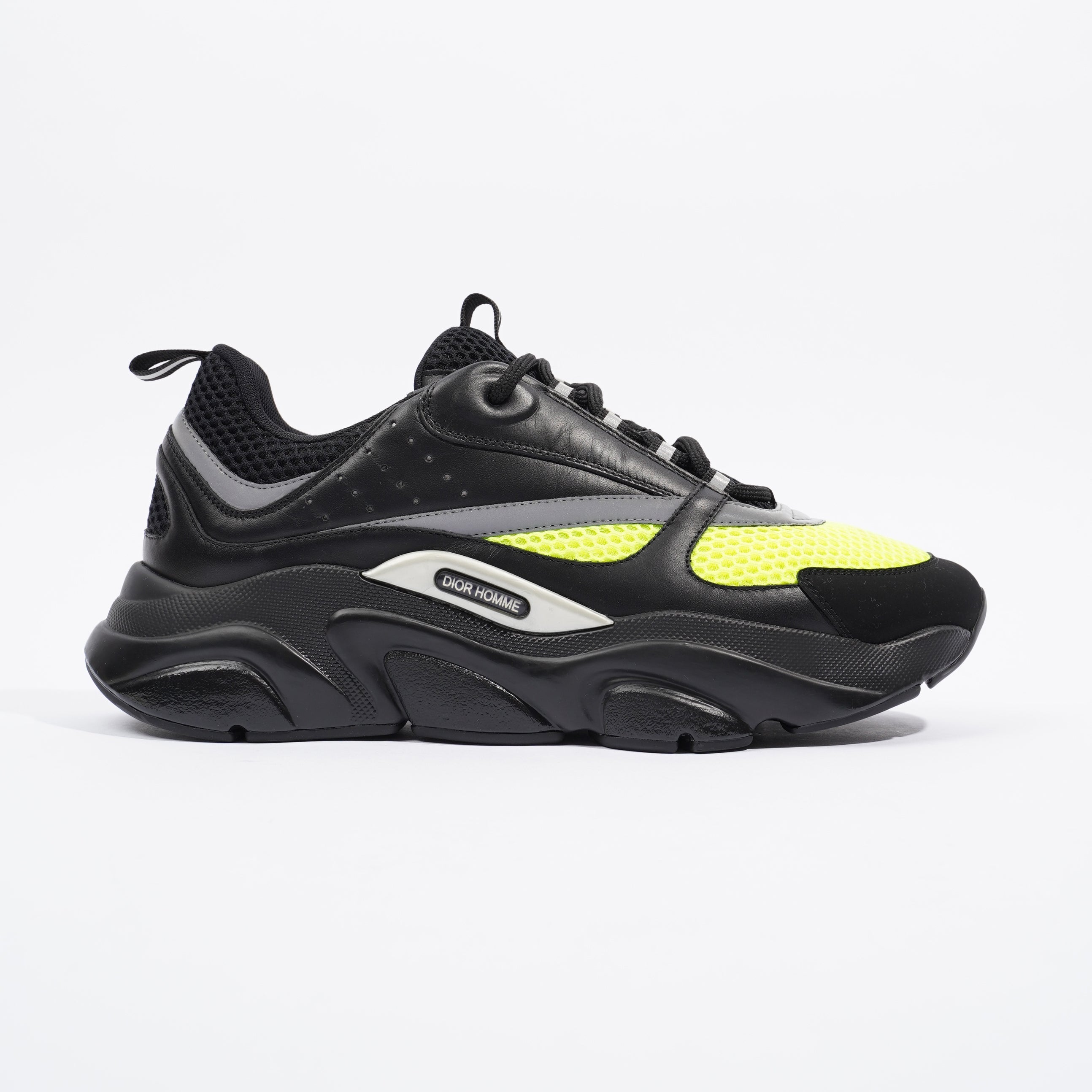 Christian Dior Mens B22 Black / Yellow EU 42 / UK 8