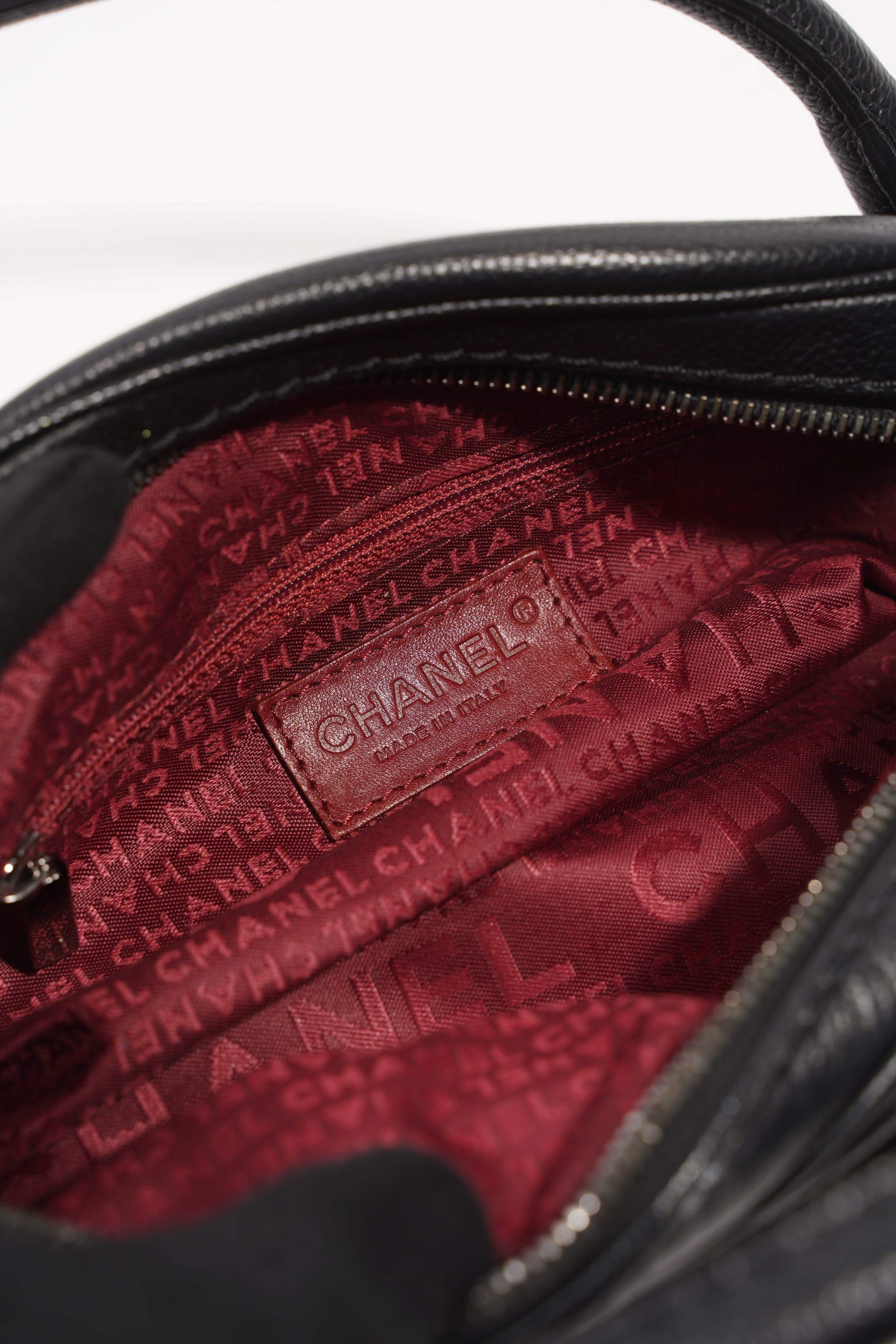 Chanel Womens Vintage Bowling Bag Mini