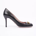 Gucci Womens Horsebit Pump Black / Gold EU 40.5 / UK 7.5