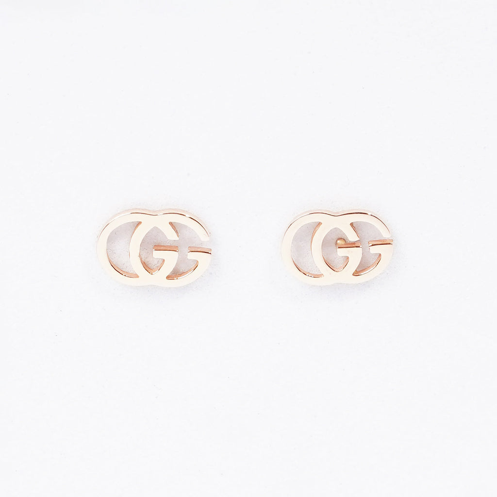 Gucci GG Running Stud Earrings 18K Gold
