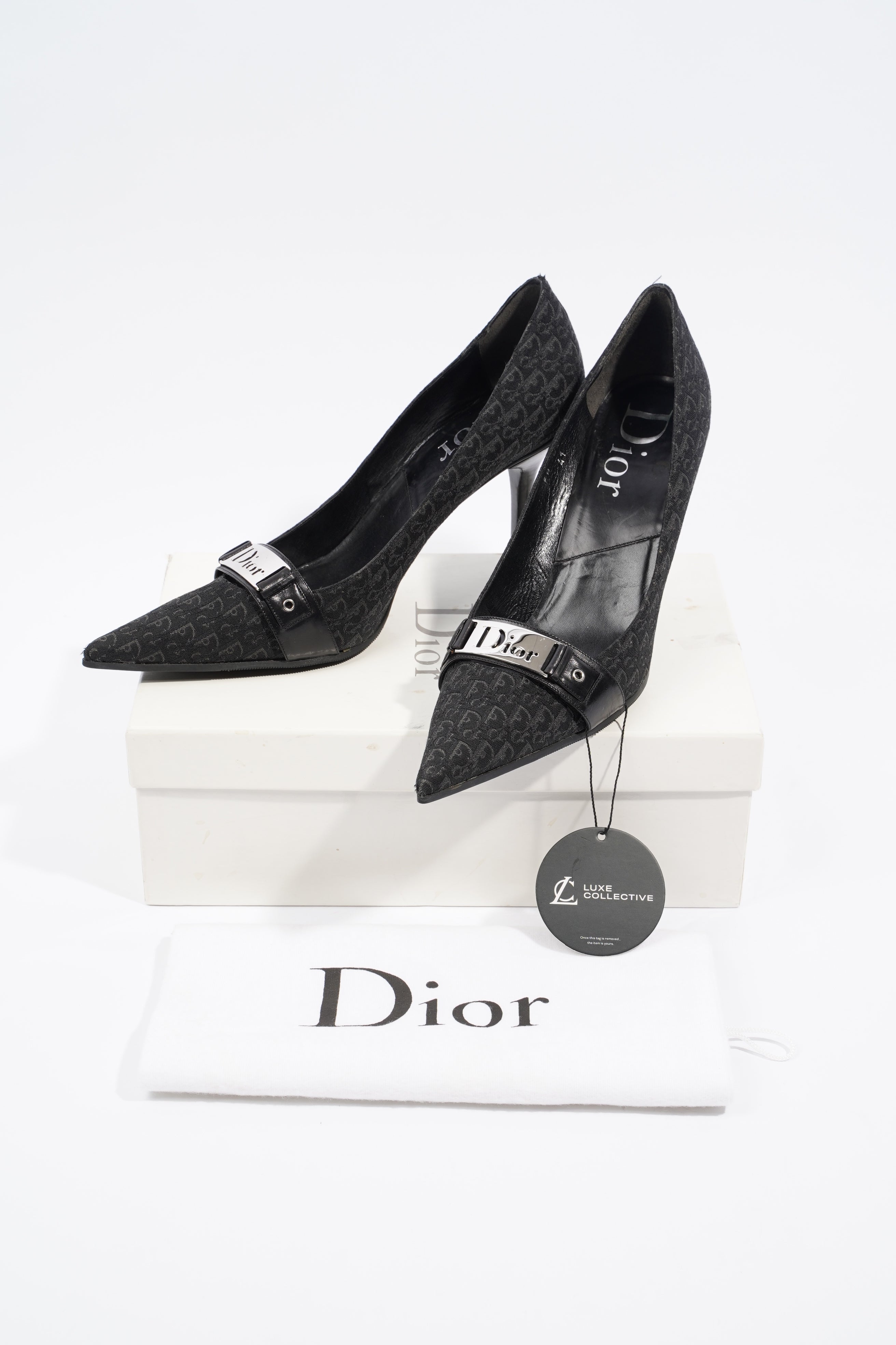 Christian Dior Oblique Heels Black EU 41 / UK 8