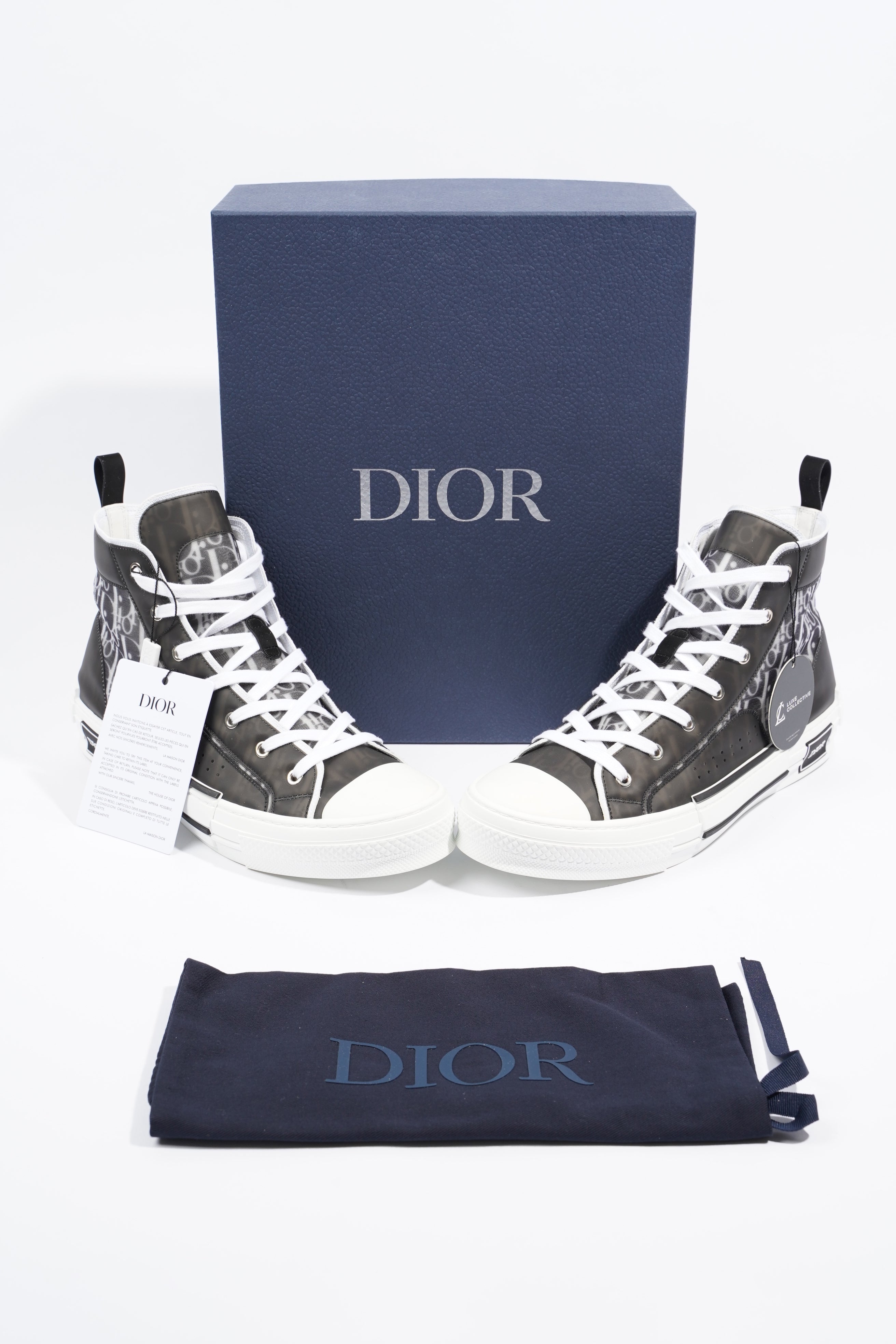 Christian Dior Mens B23 Black / White EU 46 / UK 12