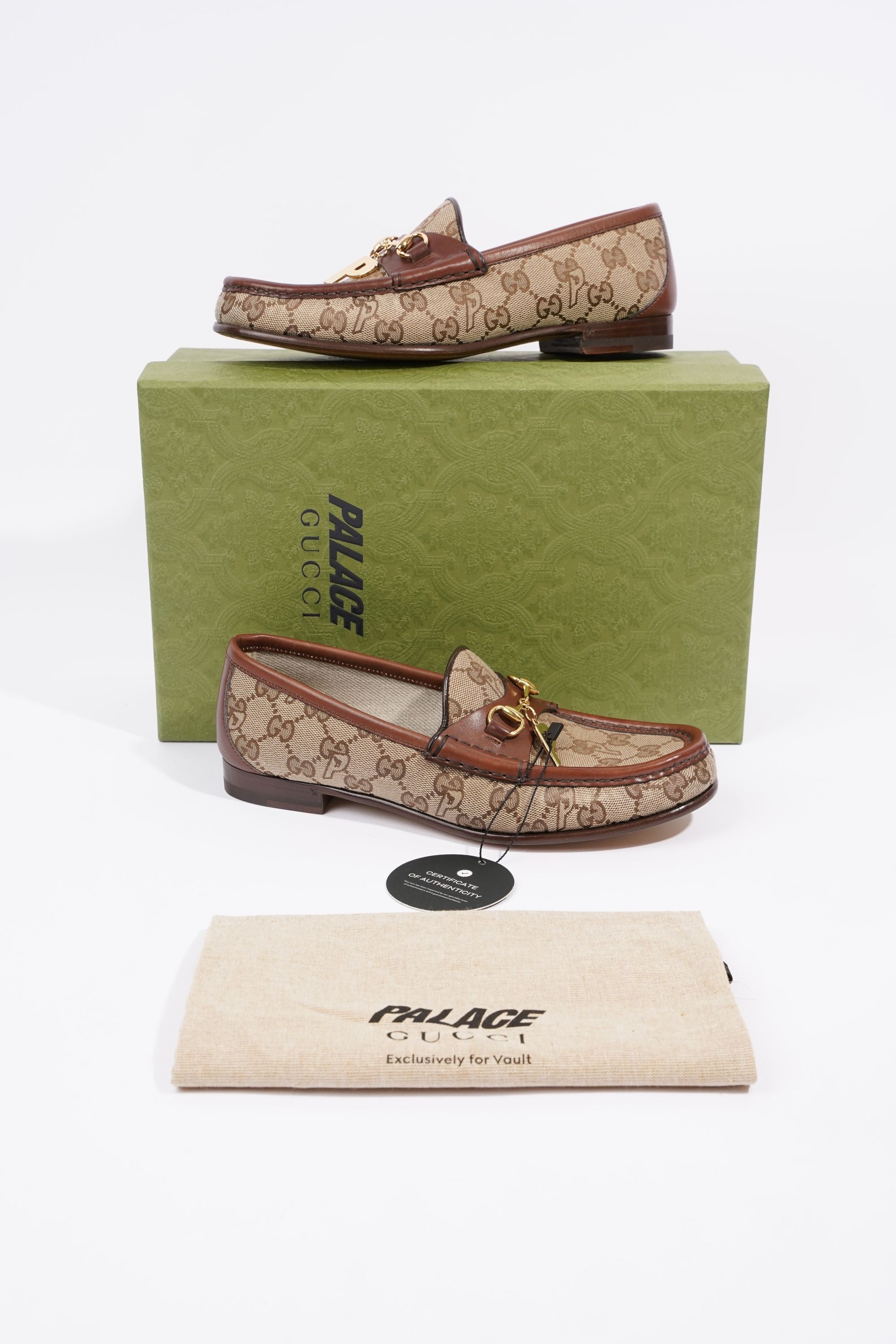 Gucci x Palace Womens Horsebit Loafer Beige / Brown EU 37.5 / UK 4.5