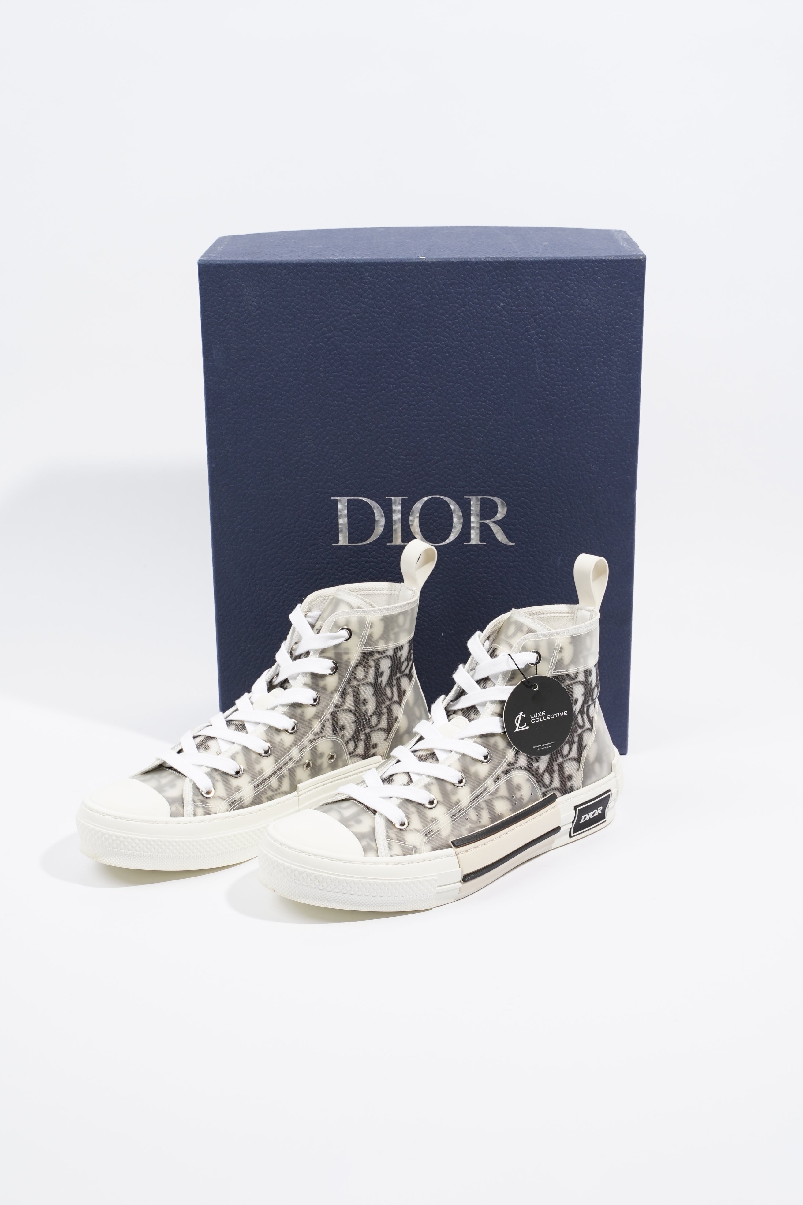 Christian Dior Womens B23 Grey Oblique EU 38 / UK 5