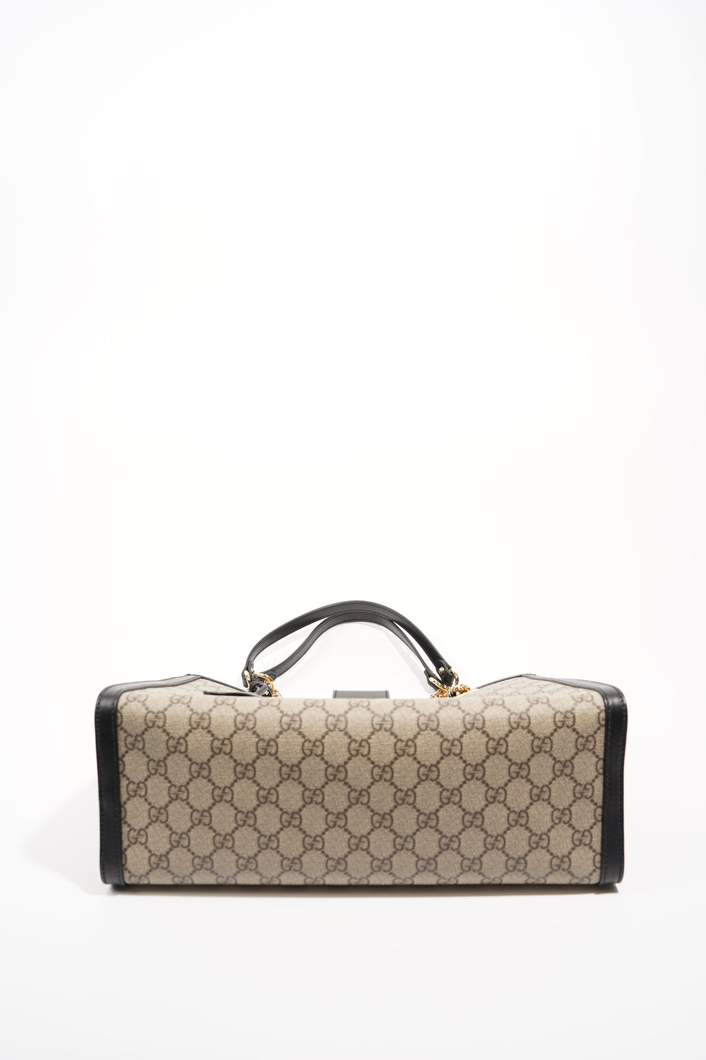Gucci Womens Padlock Bag Supreme Black Medium
