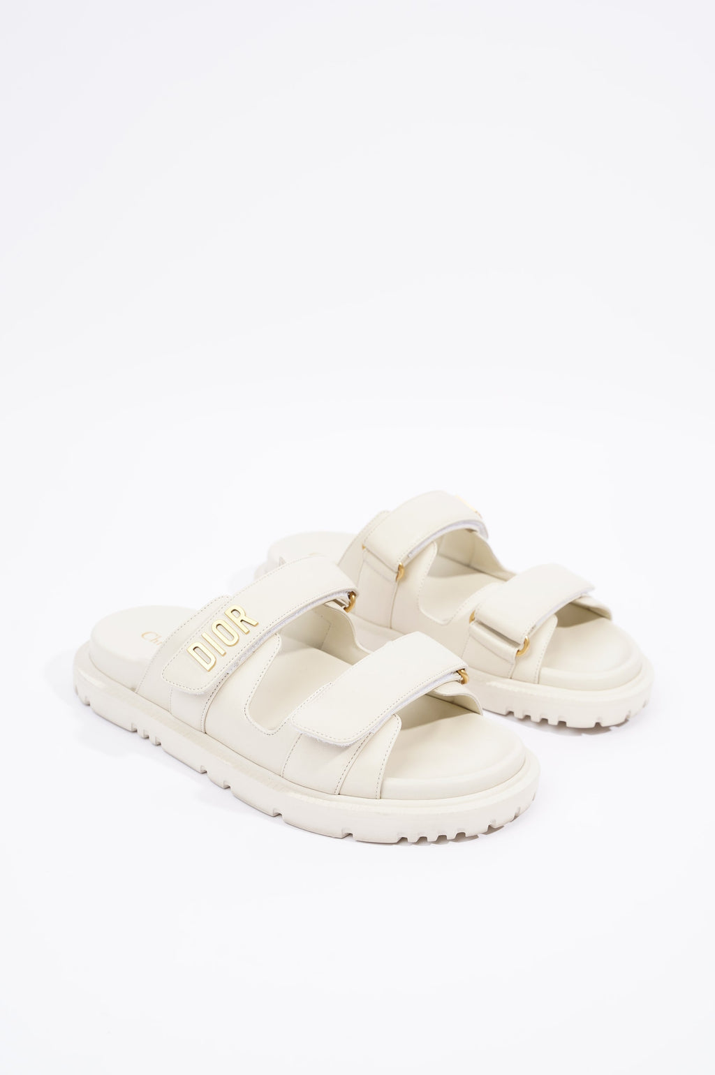 Christian Dior Womens Dioract Off White EU 37.5 / UK 4.5