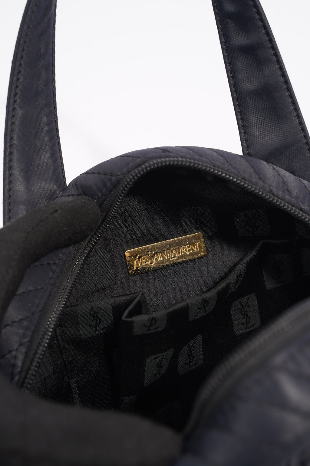 Saint Laurent Handbag Navy Nylon