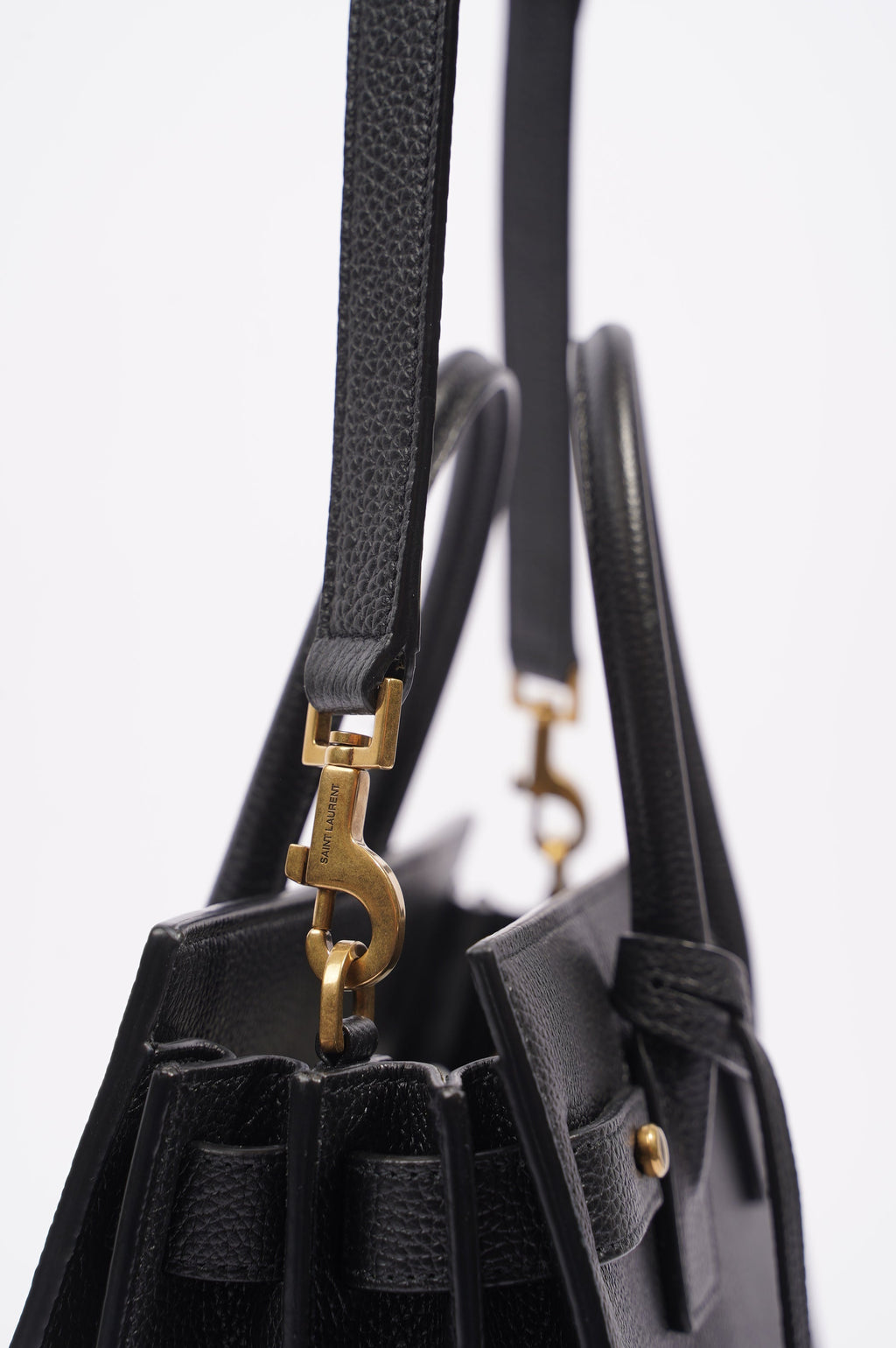 Saint Laurent Womens Sac De Jour Black Baby