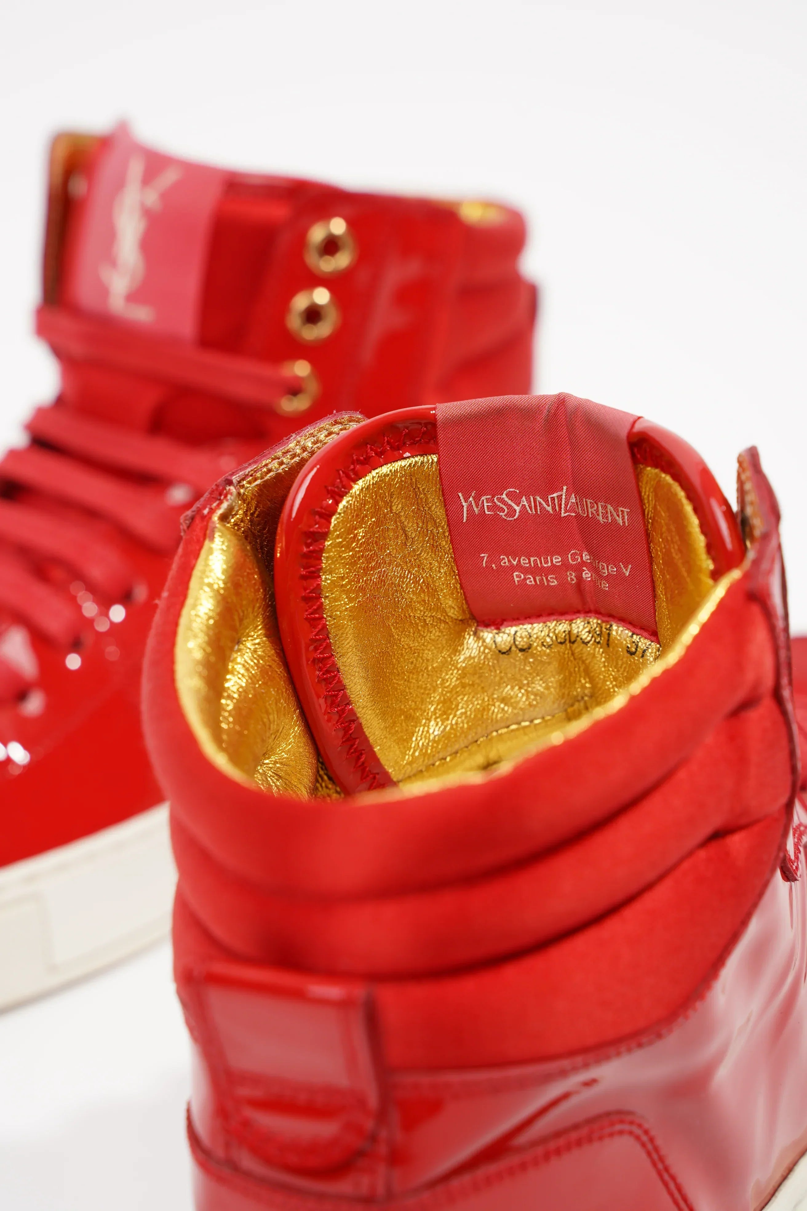 Saint Laurent Womens Malibu High EU 37.5 / UK 4.5