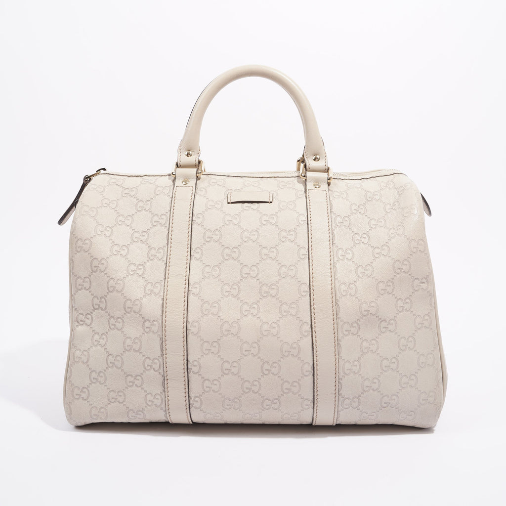 Gucci Womens Joy Boston Bag White