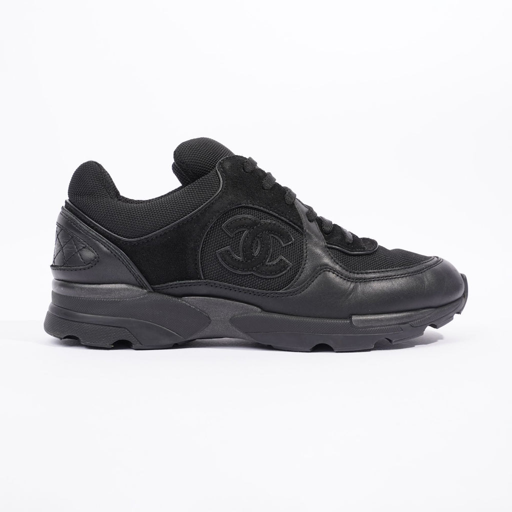 Chanel Womens CC Runner Black EU 38.5 / UK 5.5
