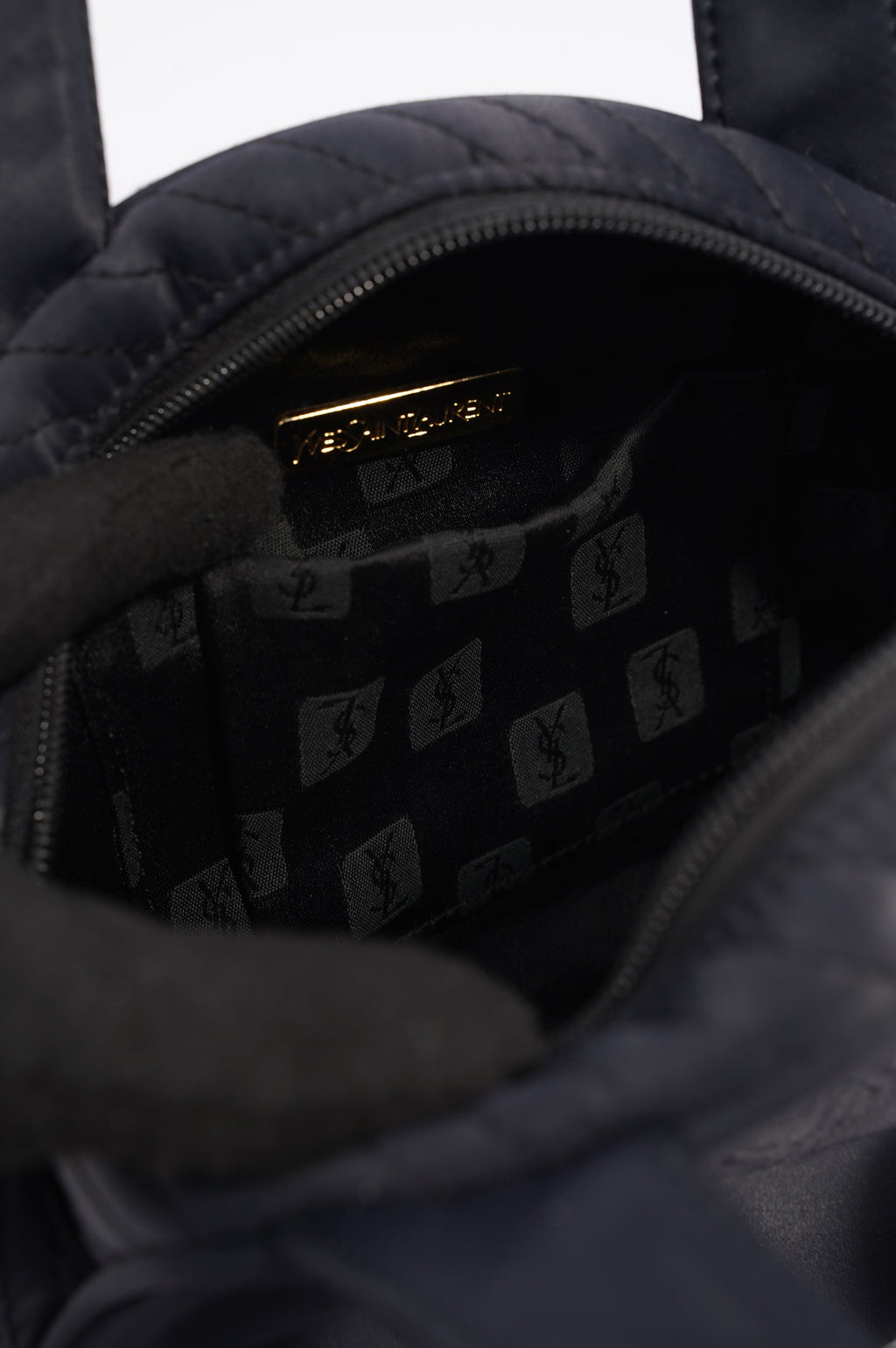 Saint Laurent Handbag Navy Nylon