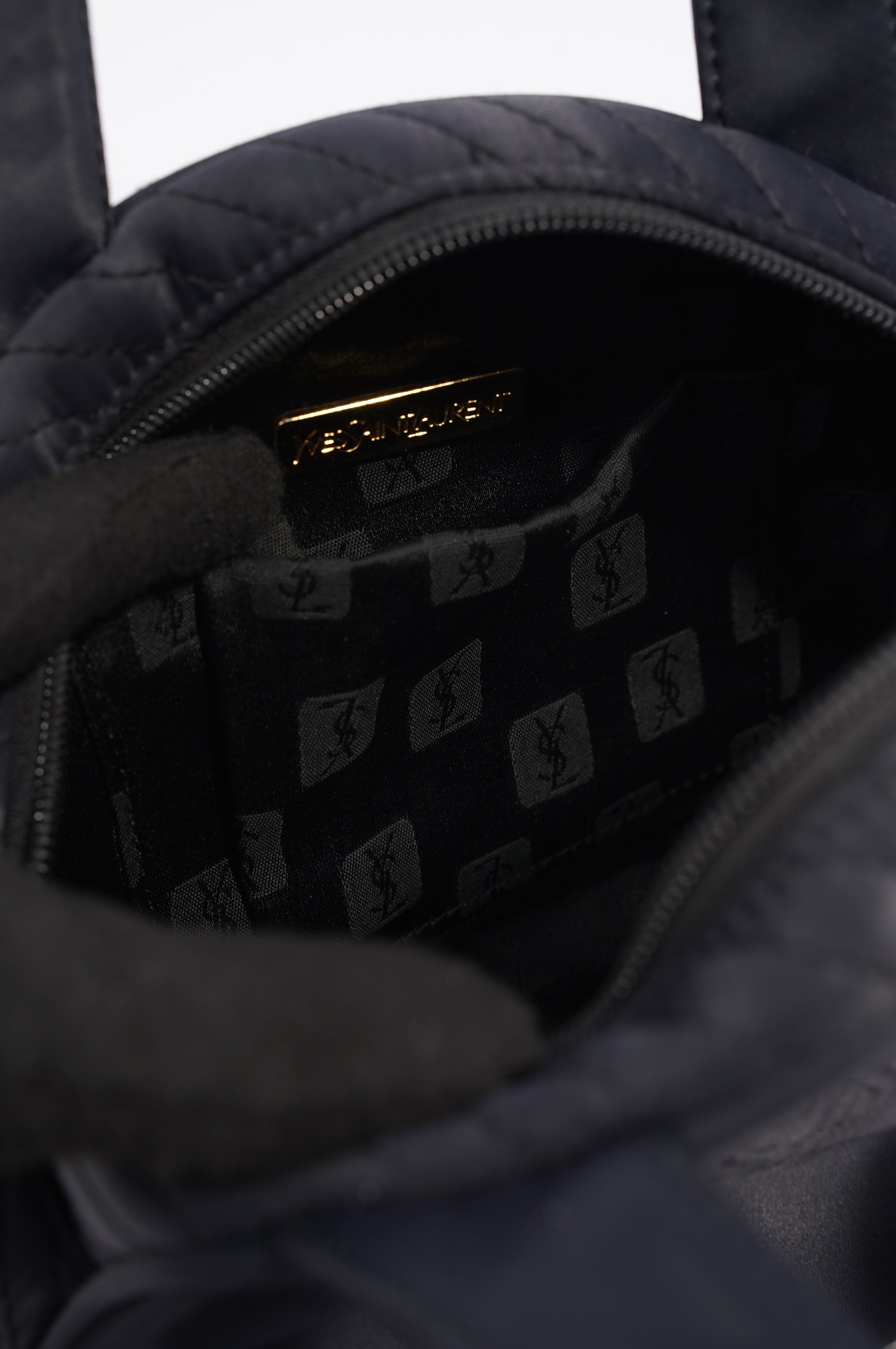 Saint Laurent Handbag Navy Nylon