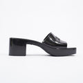 Gucci Rubber Slide Sandal Black EU 36 / UK 3