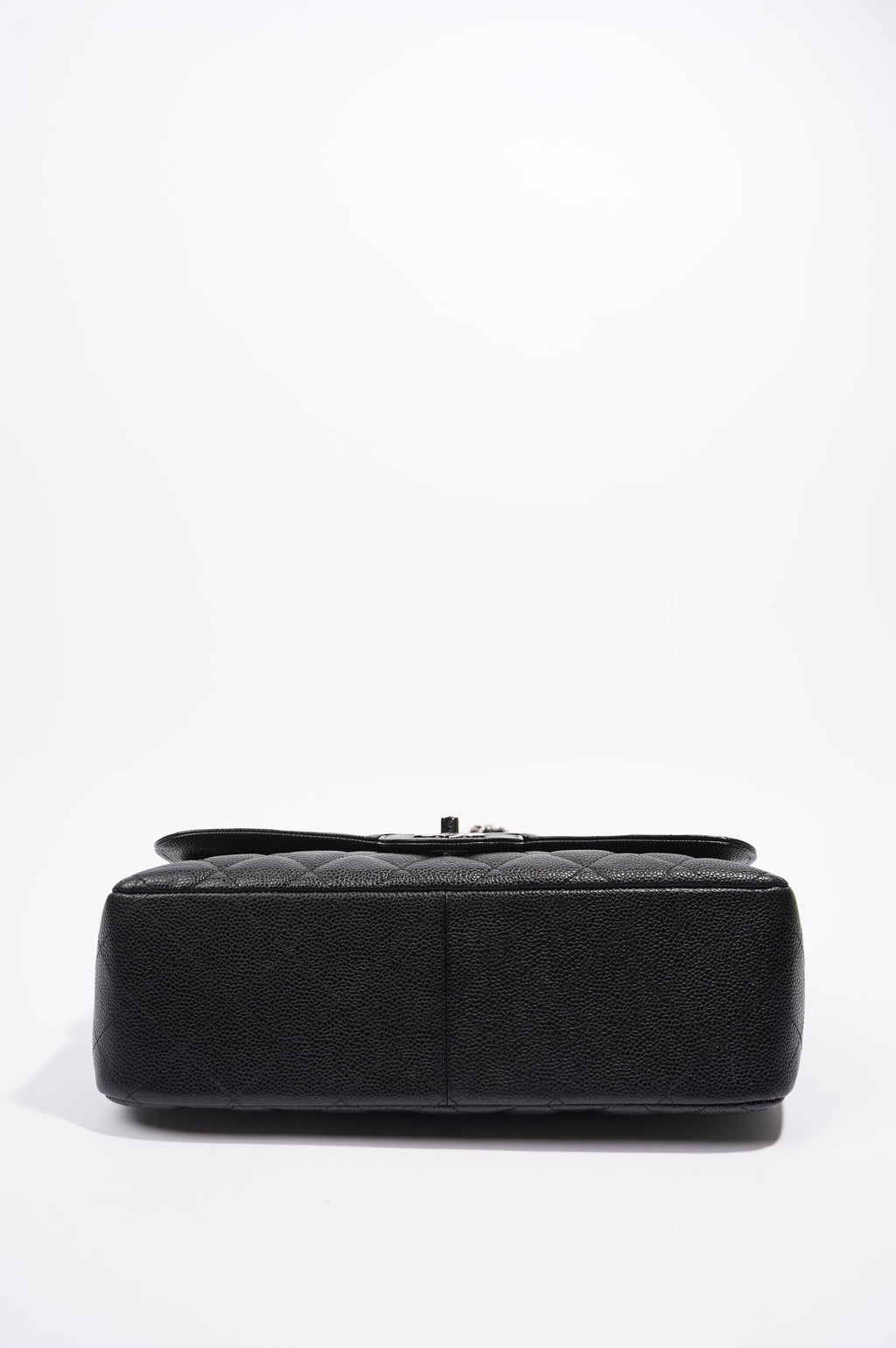 Chanel Womens Caviar Classic Double Flap Black Large