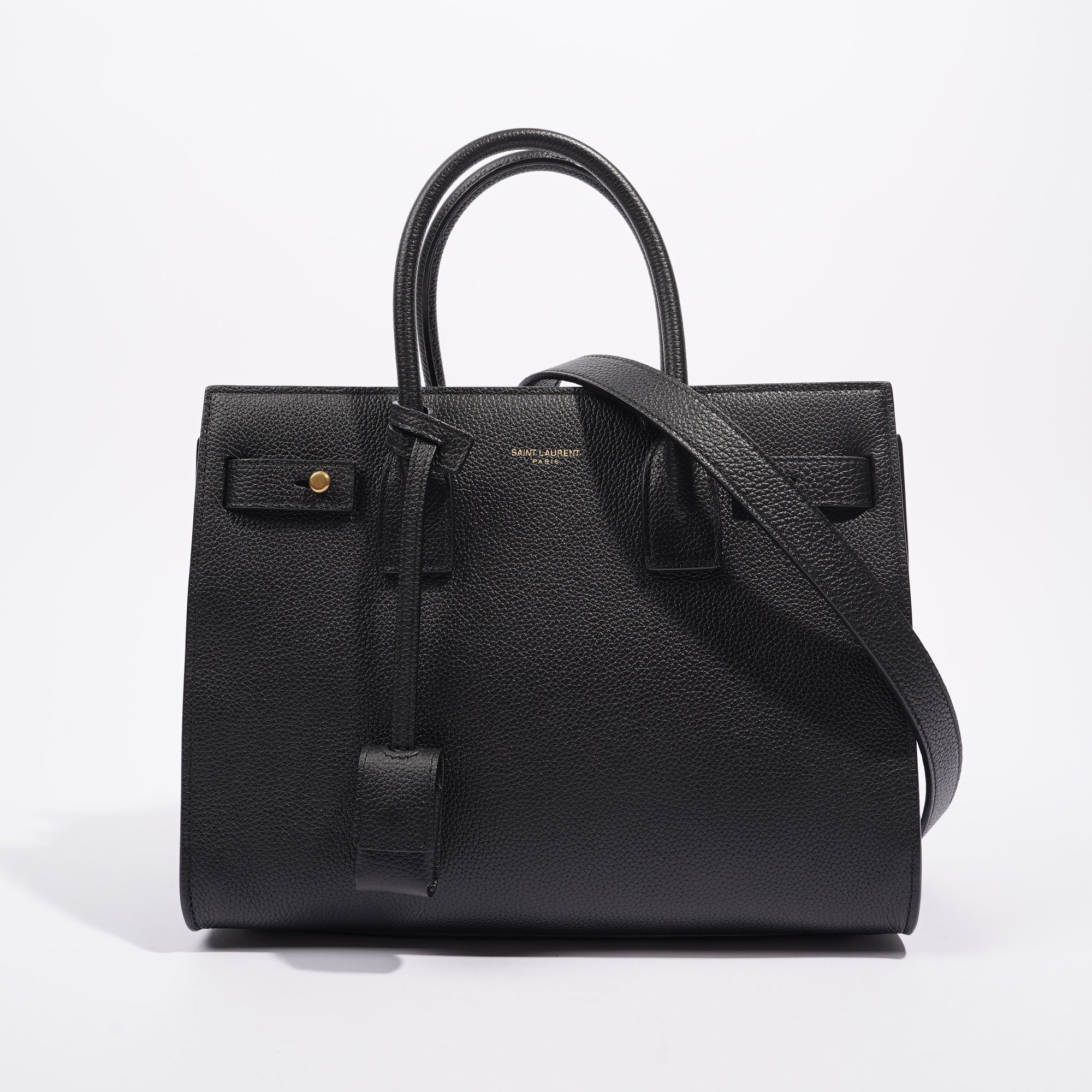 Saint Laurent Womens Sac De Jour Black Baby