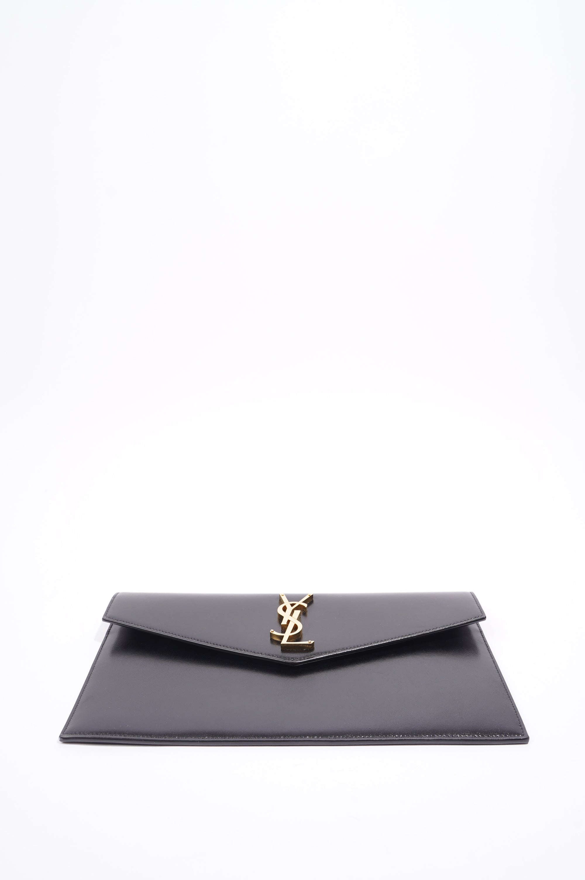 Saint Laurent Uptown Pouch Black Leather