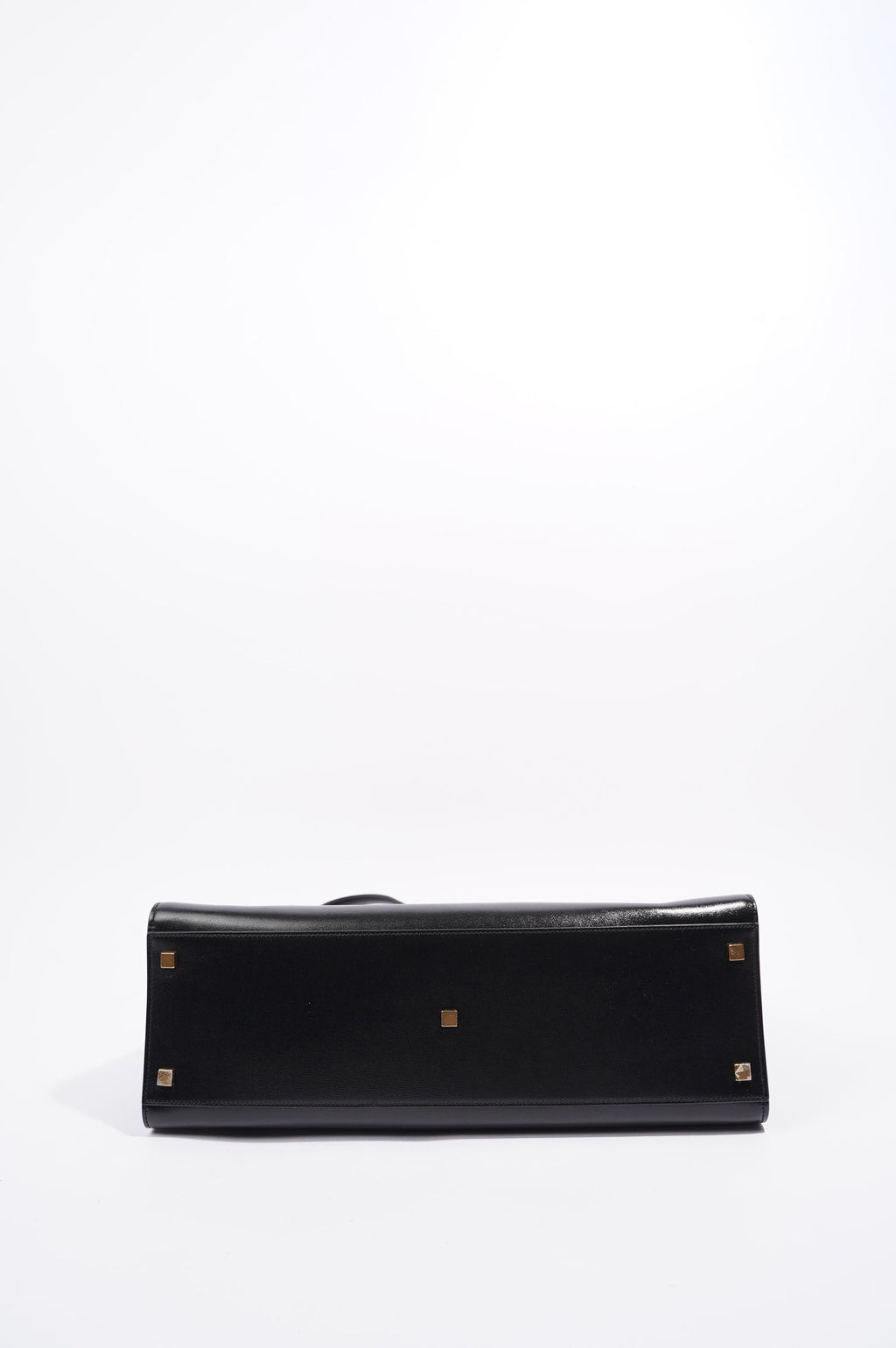 Saint Laurent Womens Manhattan Shopping Bag Black Gold Medium