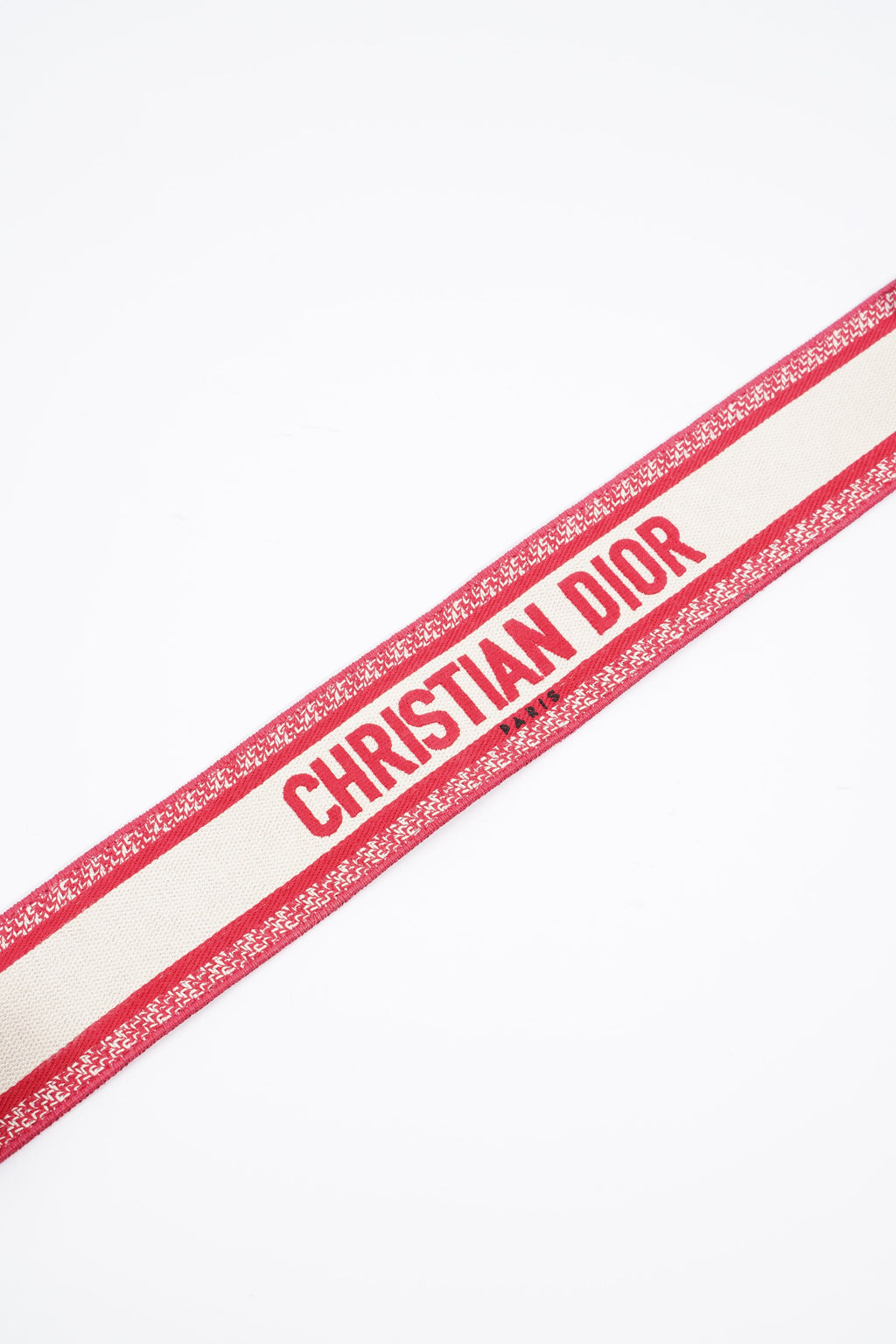 Christian Dior Toile De Jouy Strap Red Canvas