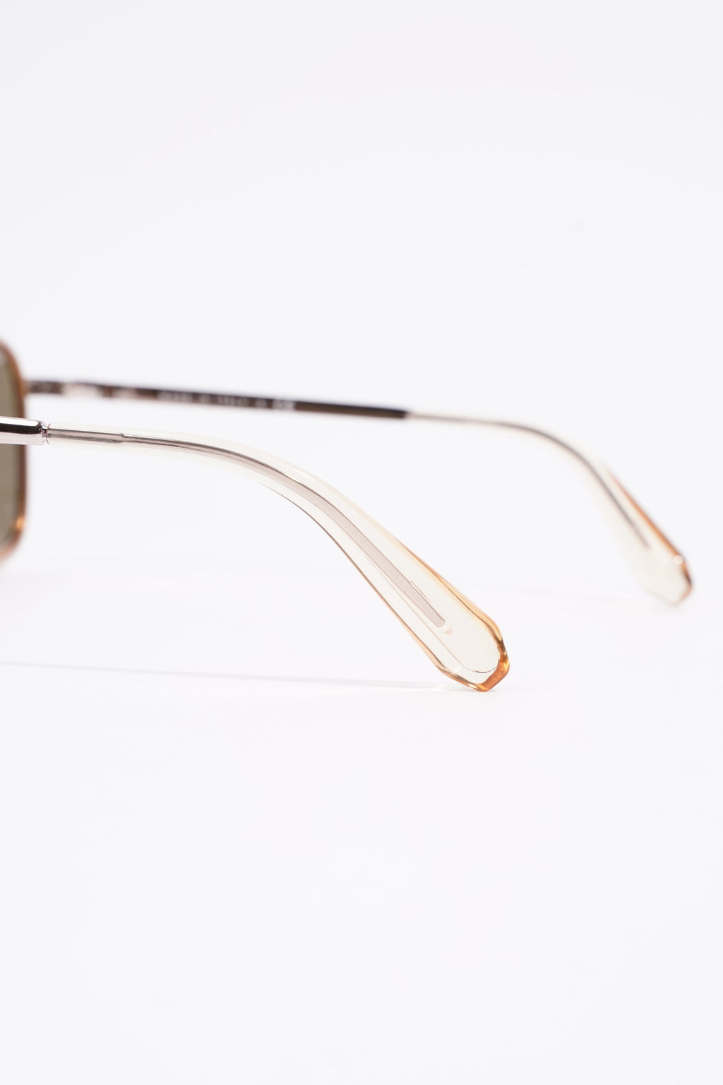 Chanel Metal Pilot Sunglasses Rose Gold Metal Acetate 140