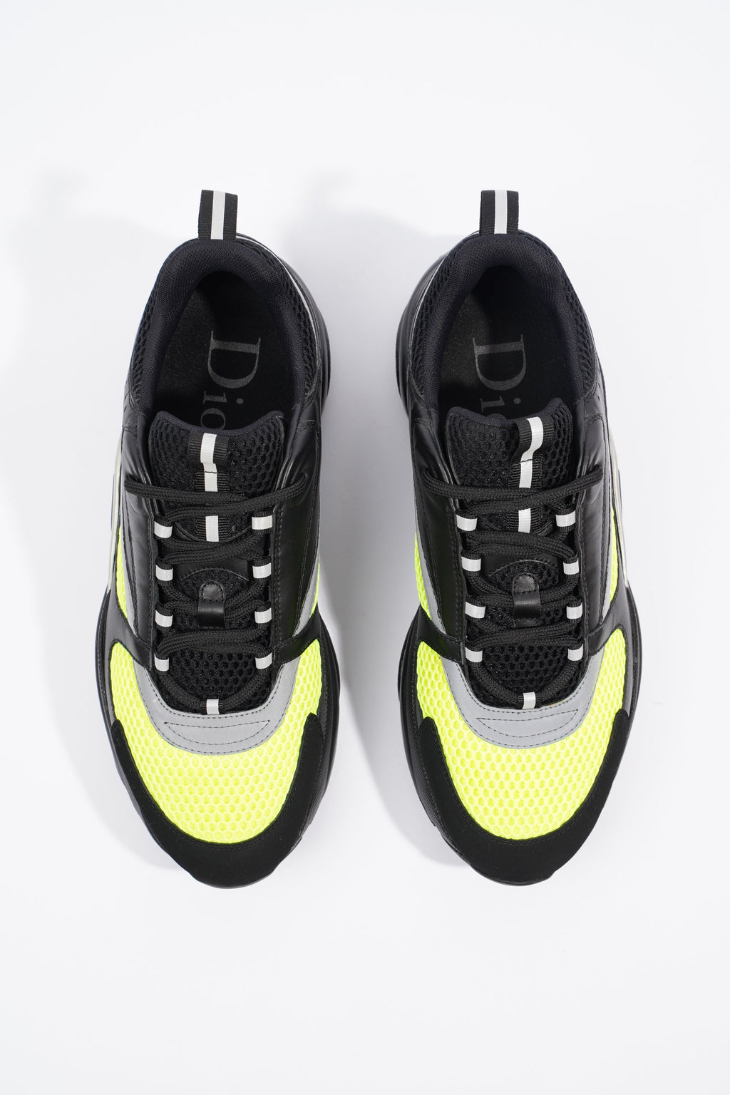 Christian Dior Mens B22 Black / Yellow EU 42 / UK 8