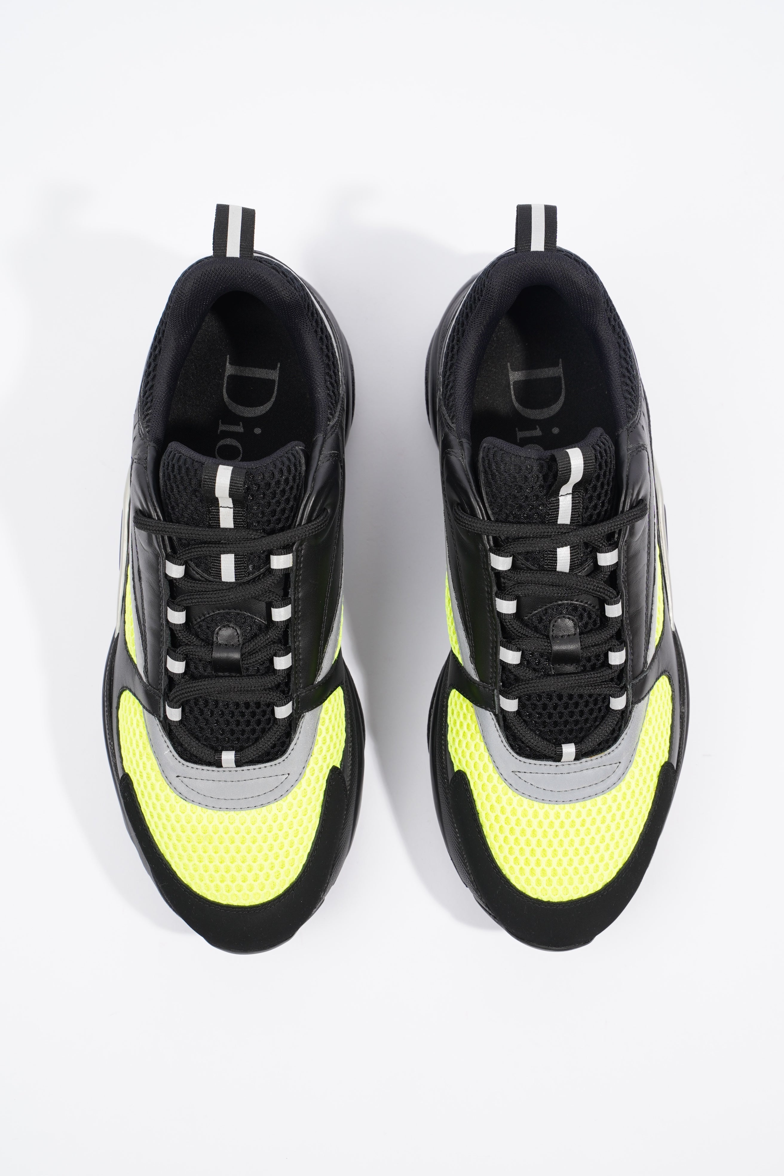 Christian Dior Mens B22 Black / Yellow EU 42 / UK 8