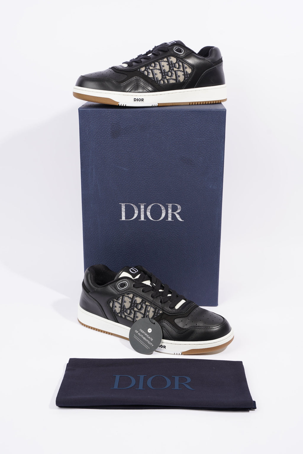 Christian Dior Mens B27 Black / White EU 42.5 / UK 8.5