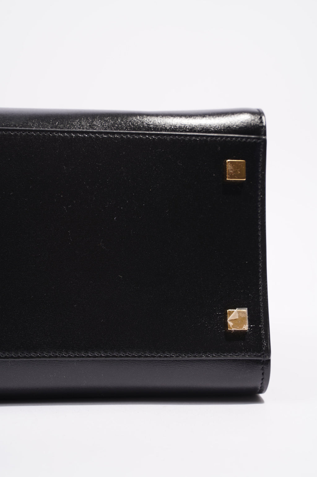 Saint Laurent Womens Manhattan Shopping Bag Black Gold Medium