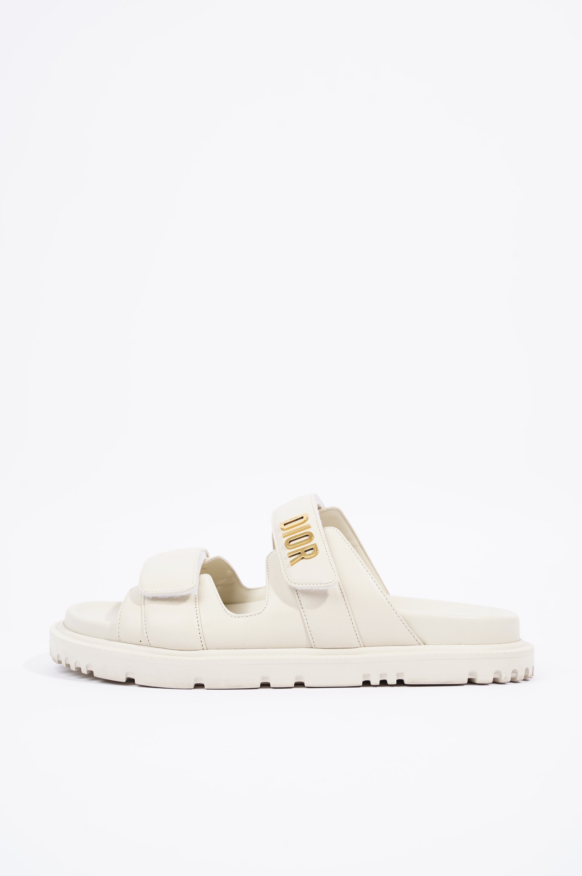 Christian Dior Womens Dioract Off White EU 37.5 / UK 4.5