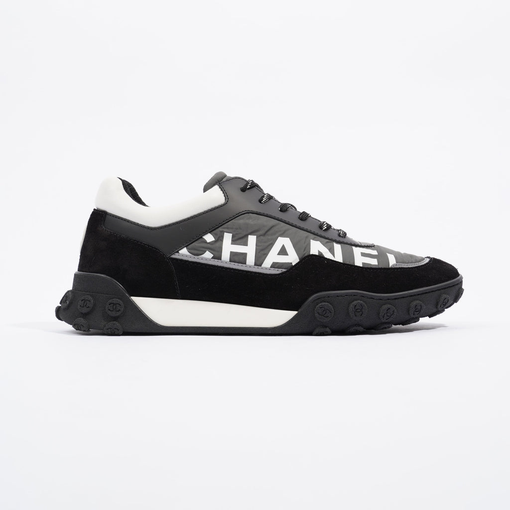 Chanel Nylon Sneaker Black / Grey / White EU 46 / UK 12