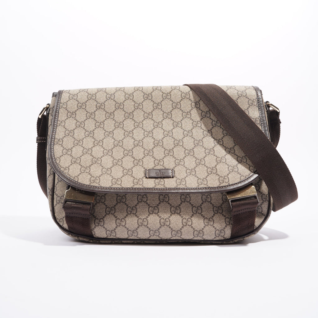 Gucci Womens Messenger Bag Supreme / Brown