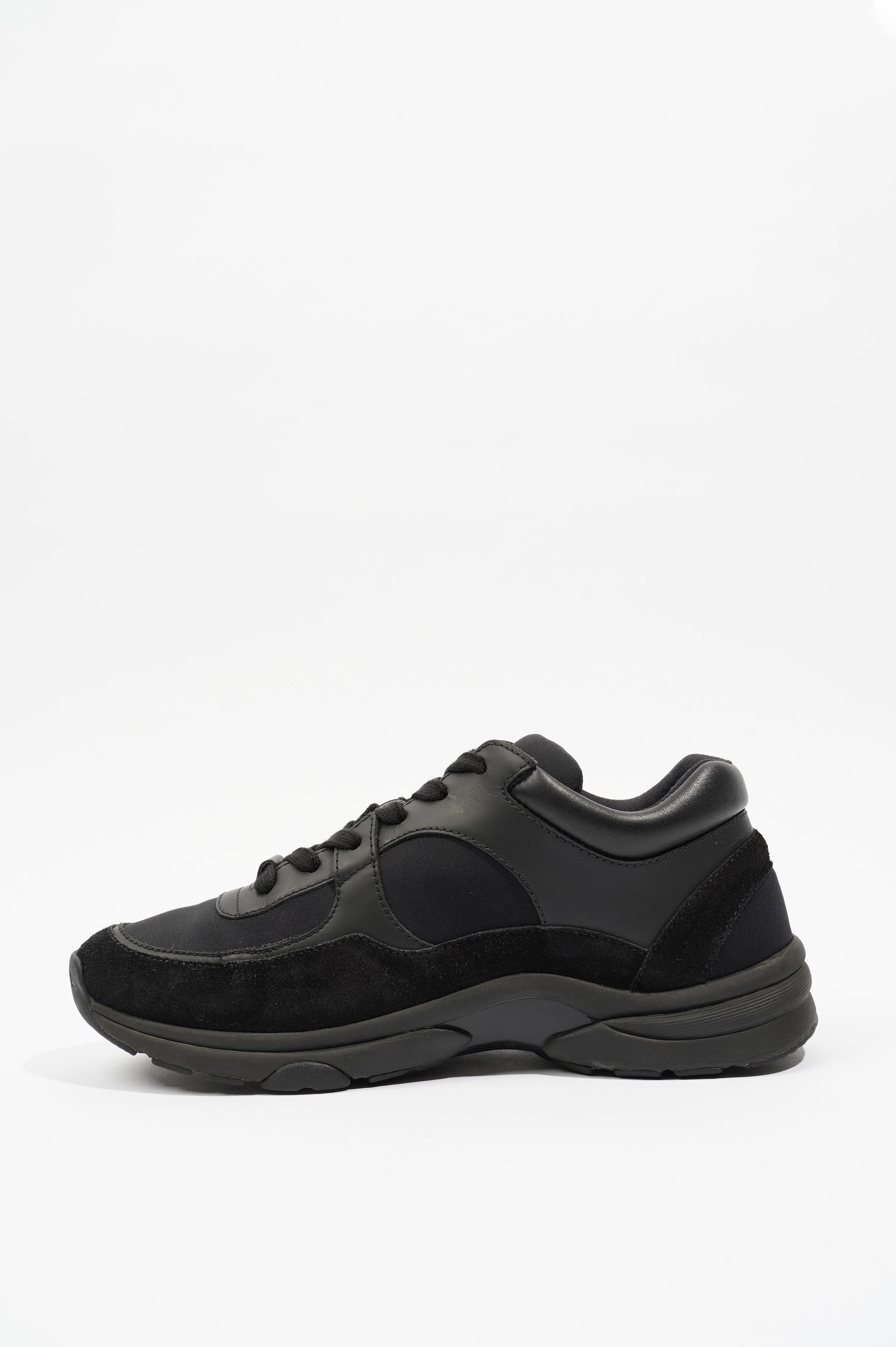 Chanel Womens CC Logo Runners Black EU 37.5 / UK 4.5