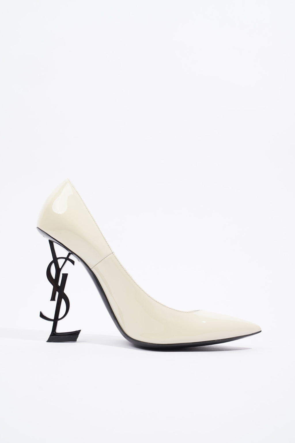 Saint Laurent Opyum Pump 110 Patent Beige EU 39.5 / UK 6.5