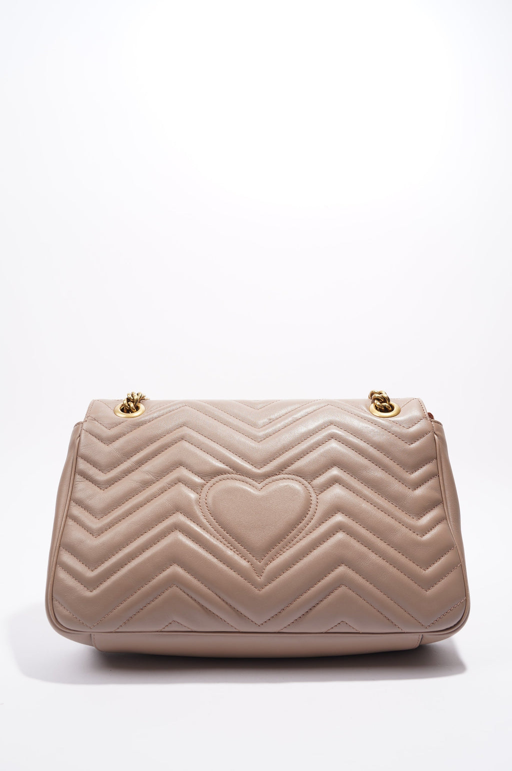 Gucci Womens Marmont Flap Nude Medium